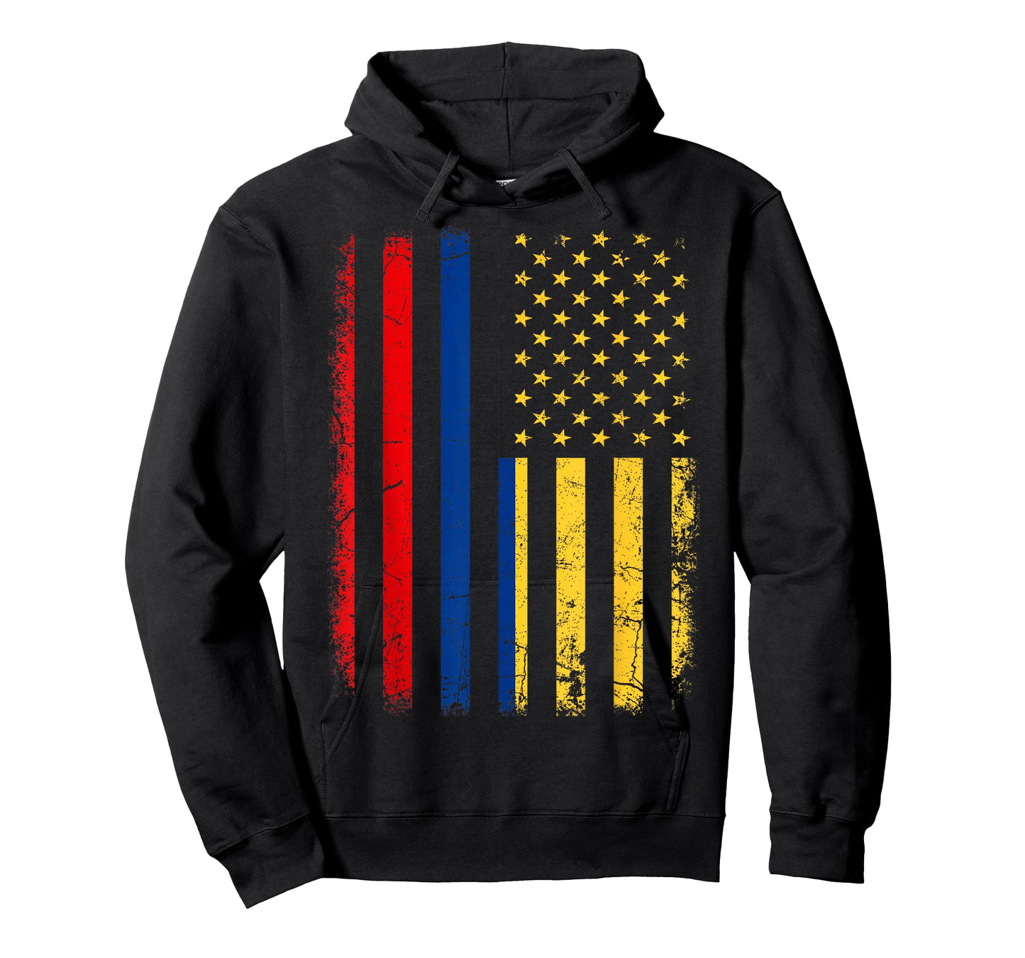 Colombian American Flag Colombian Roots Colombia America T-Shirt Small