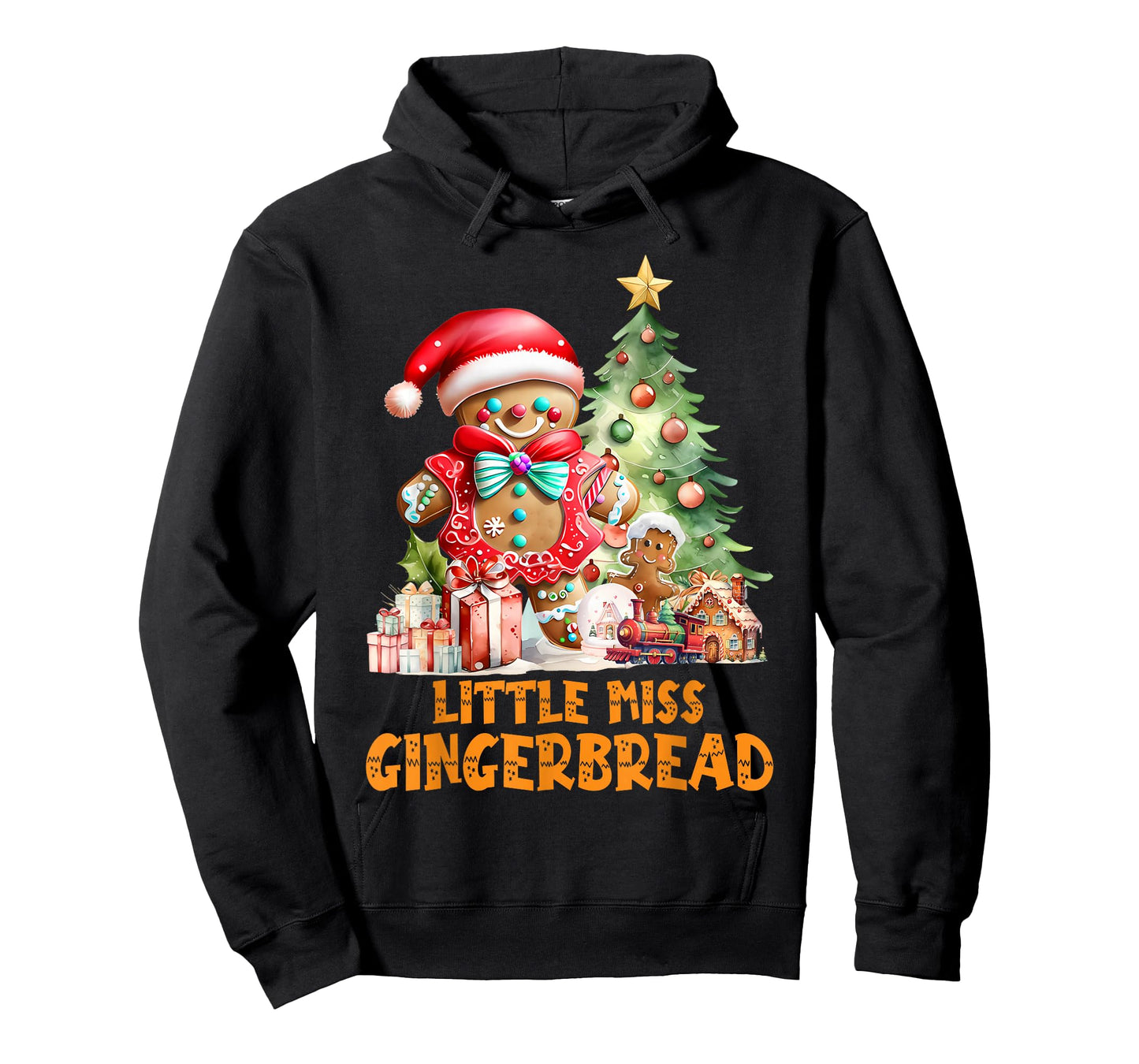 Little Miss Cookies Gingerbread Christmas Toddler Kids Girl T-Shirt