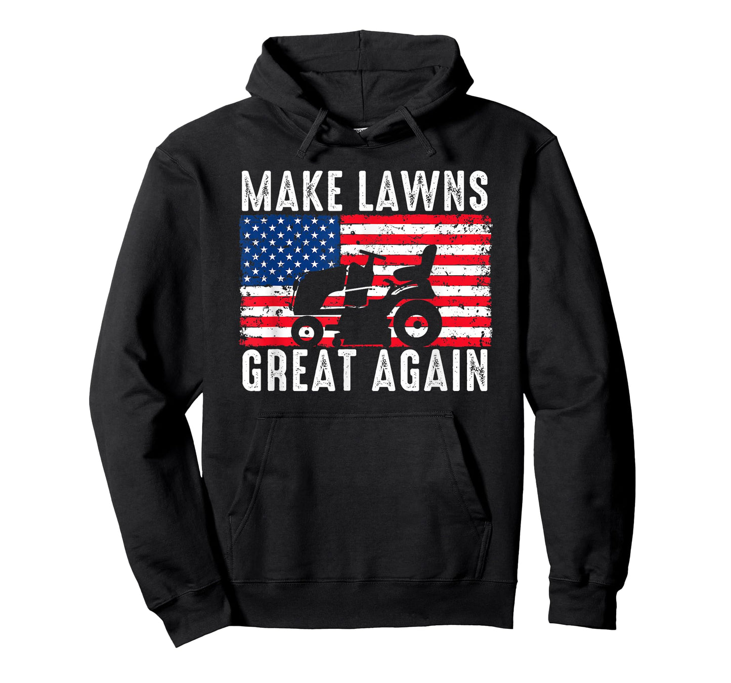 Make Lawns Great Again Election Lawn Care Mowing Patriotic T-Shirt