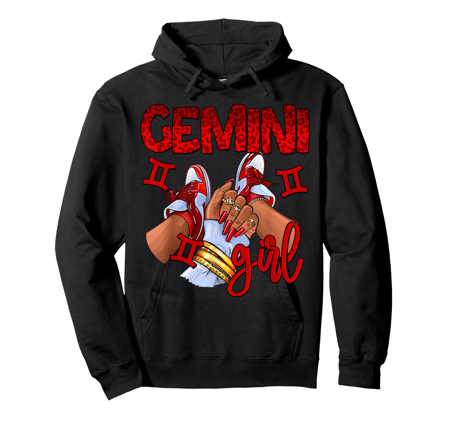 Gemini Girl Birthday Women Sneakers Zodiac Sign Bday T-Shirt