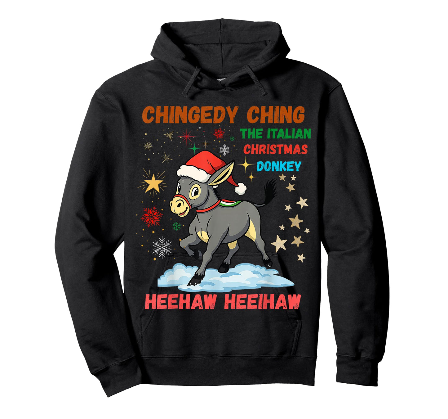 Chingedy Ching Dominick The Christmas Donkey Italian Donkey T-Shirt