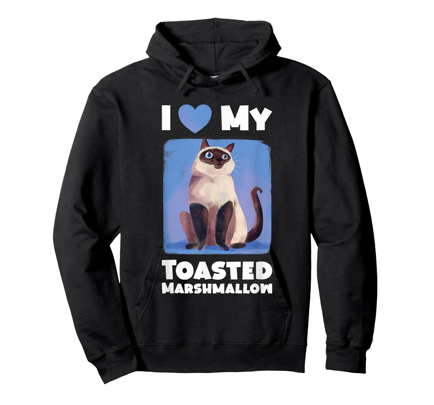 Flame Point Siamese Cat I Love My Toasted Marshmallow T-Shirt