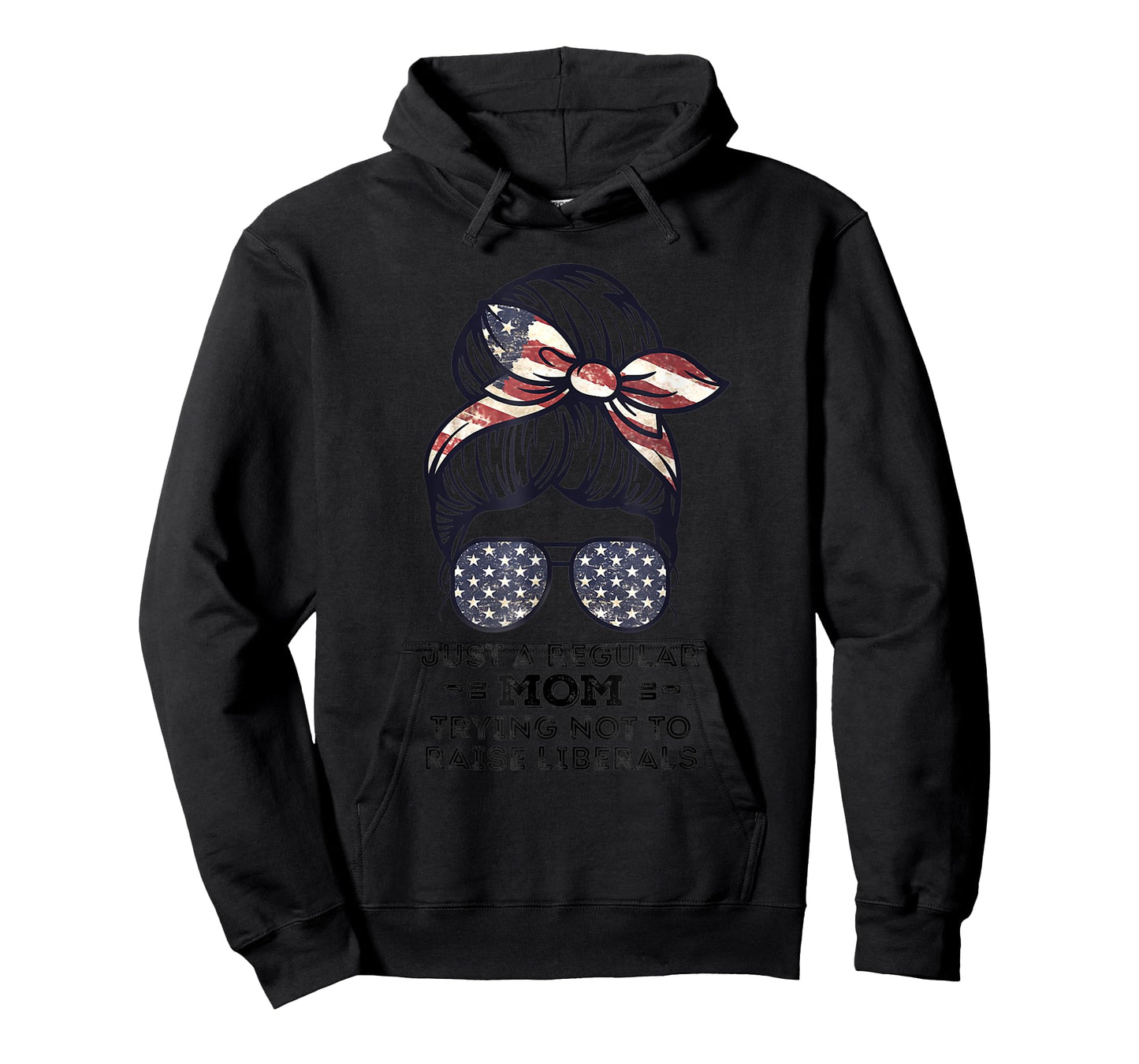 Just A Regular Mom Trying Not To Raise Liberals Republican T-Shirt