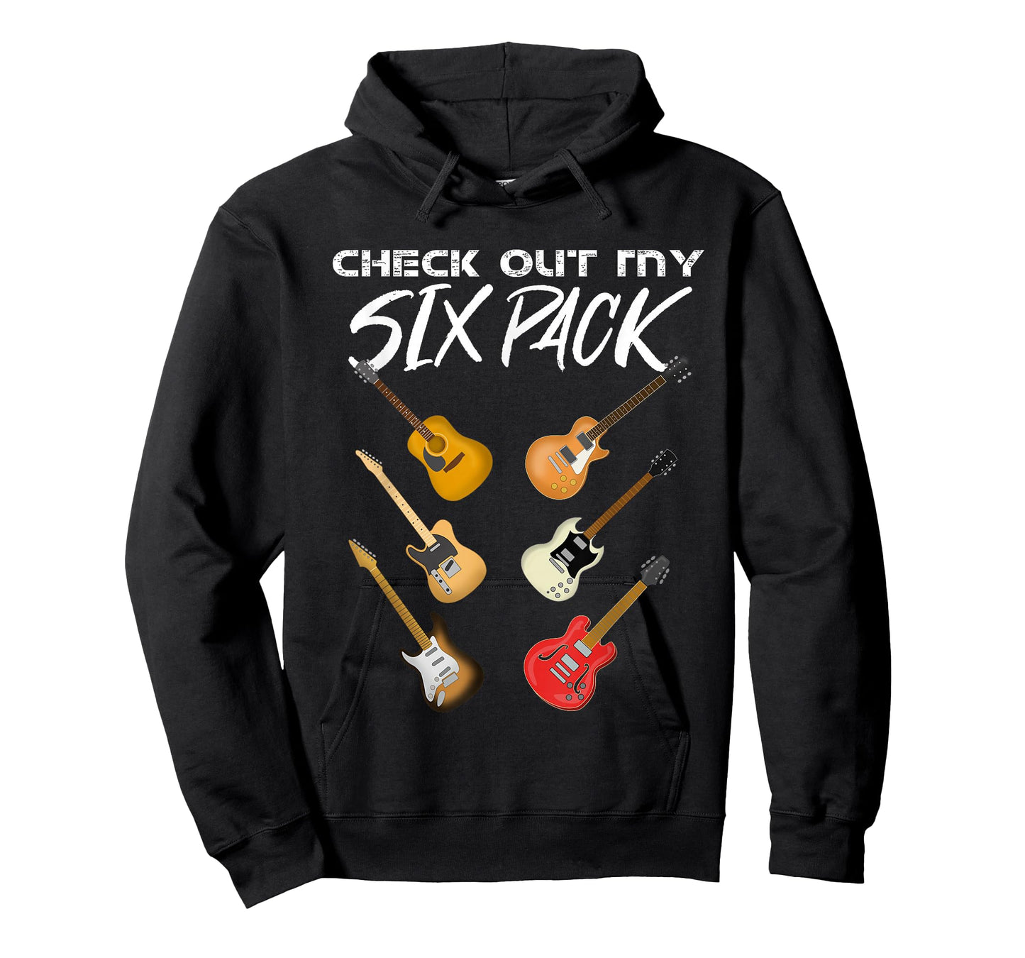 Check Out My Six Pack Guitar T-Shirt
