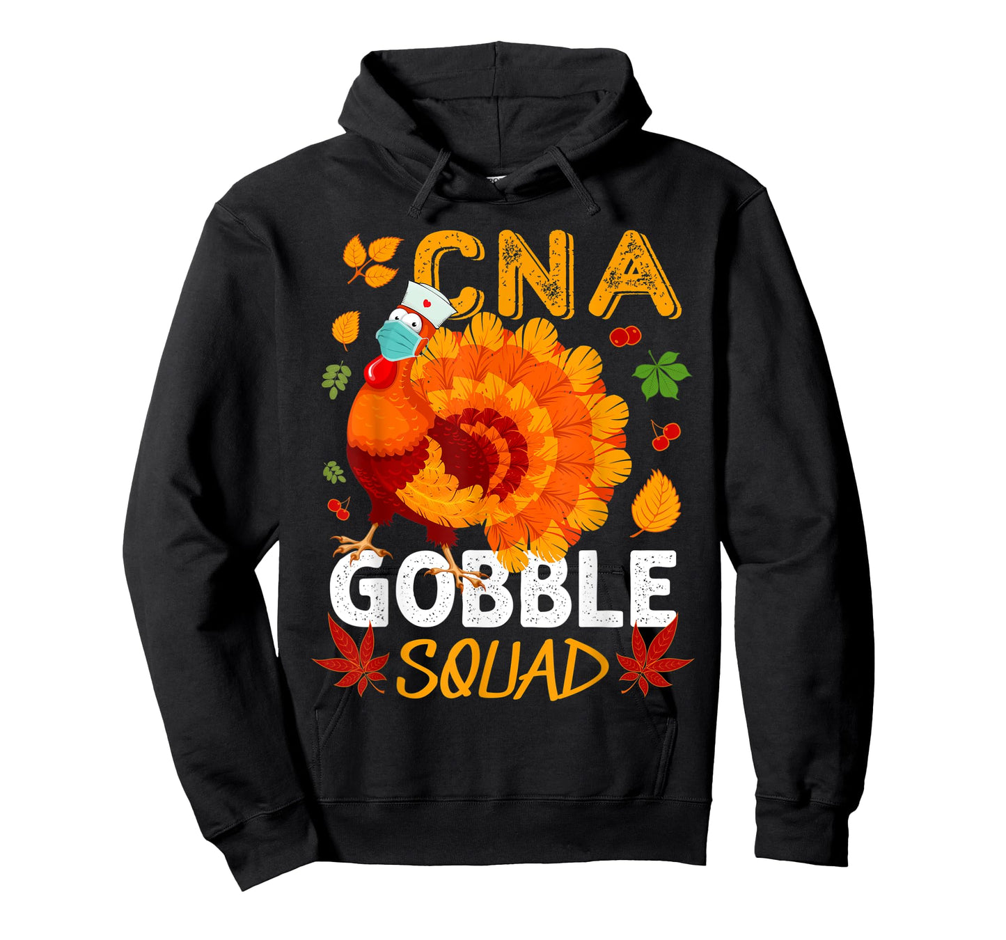 CNA Gobble Squad Mask Turkey CNA Nurse Thanksgiving Matching T-Shirt
