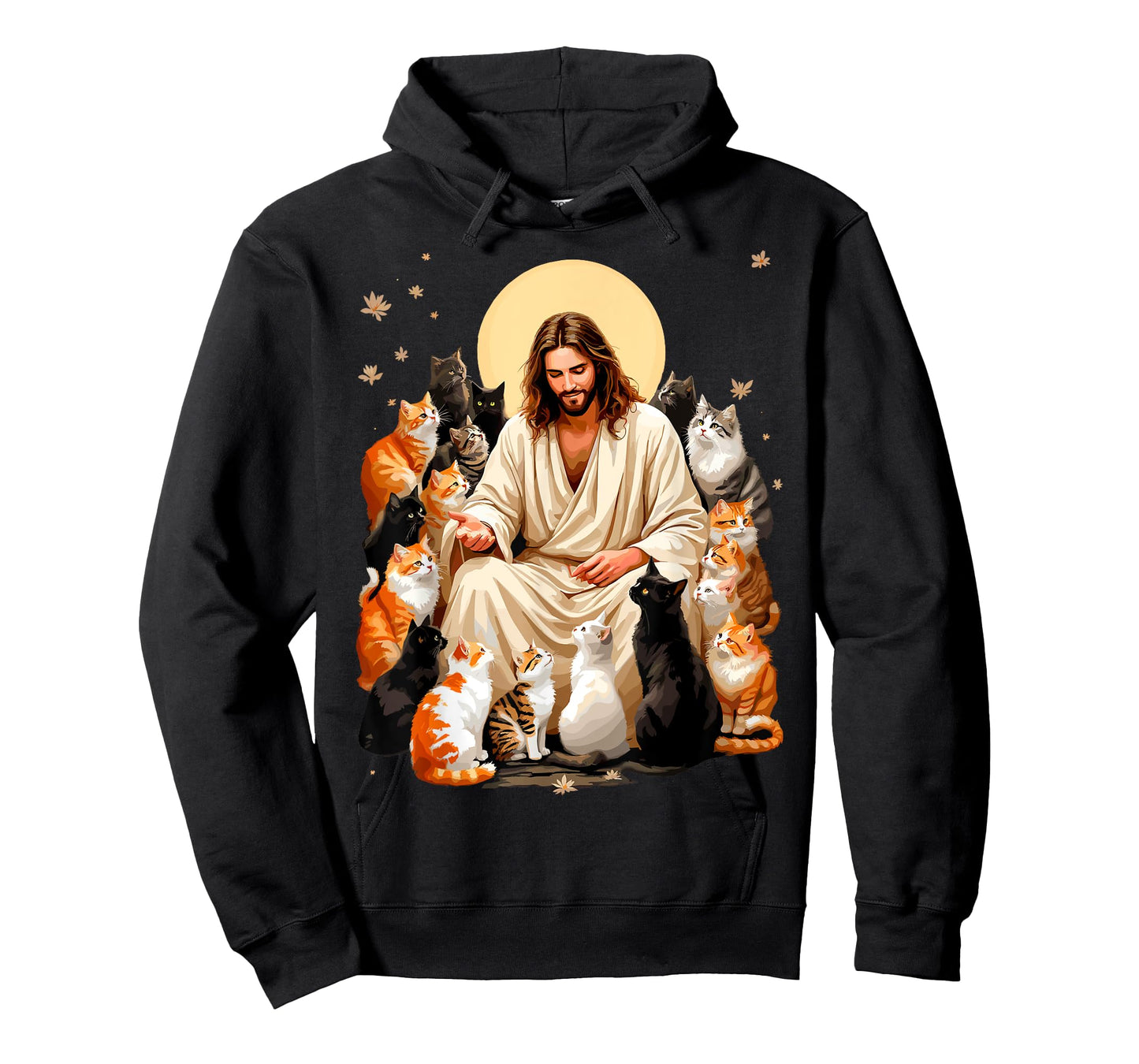 Cats & Jesus Christ Tee Kitty Lover Bible Reader Christian T-Shirt