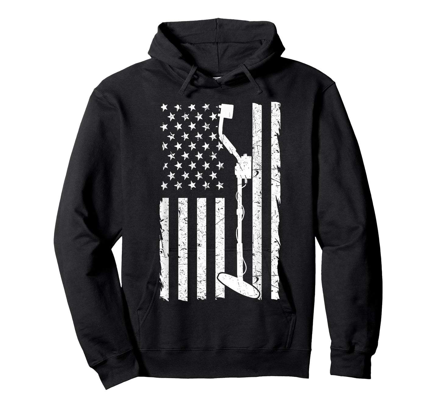 American Flag Metal Detector T-Shirt