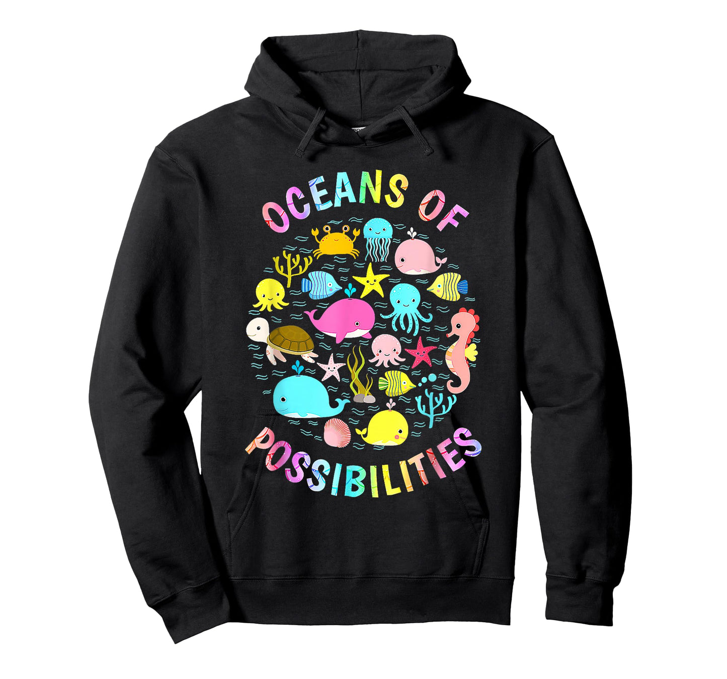 Cute Oceans of Possibilities Summer Reading Sea Creatures T-Shirt
