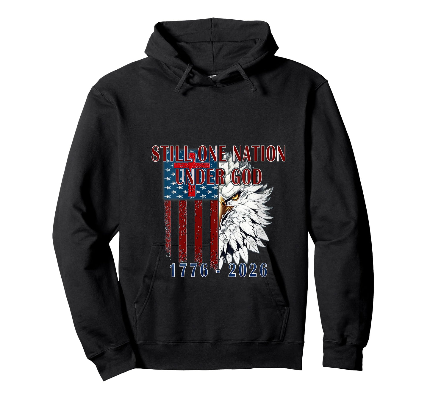 Womens Patriotic Eagle 1776-2026 250th July 4th, Anniversary V-Neck T-Shirt