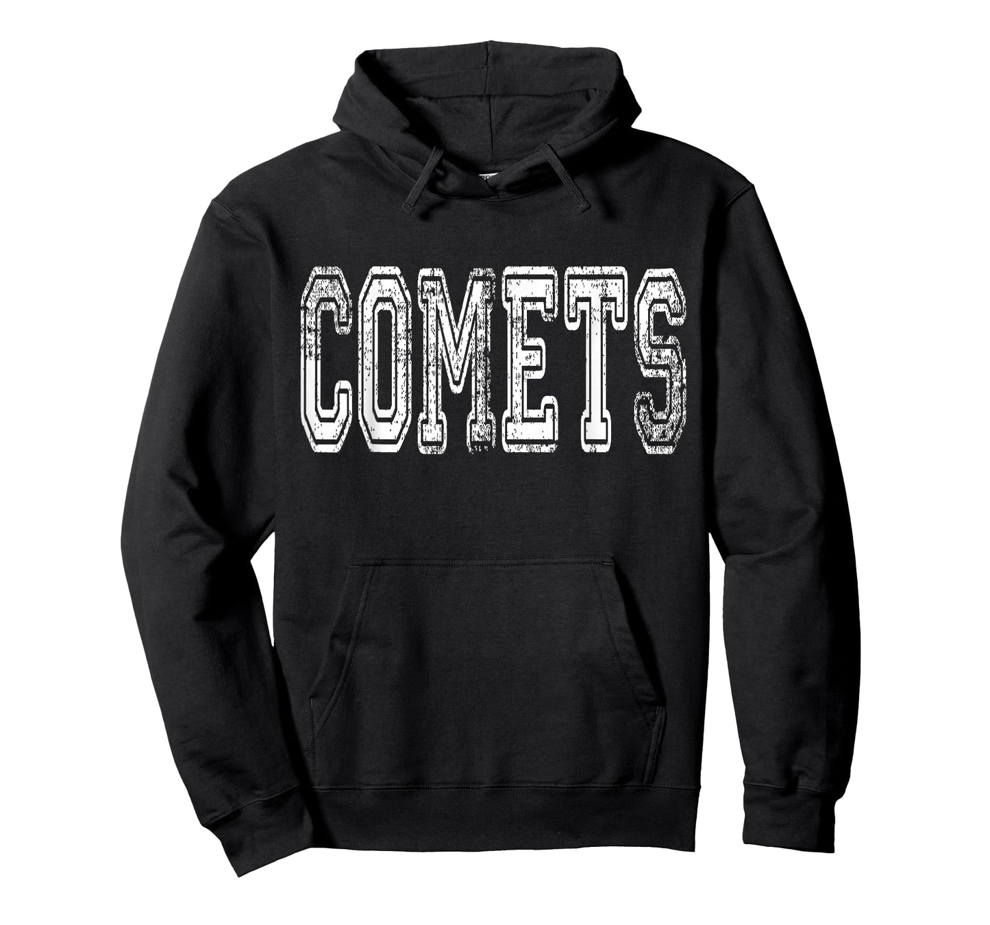 Comets Mascot Distressed Vintage School Sports Name Fans T-Shirt