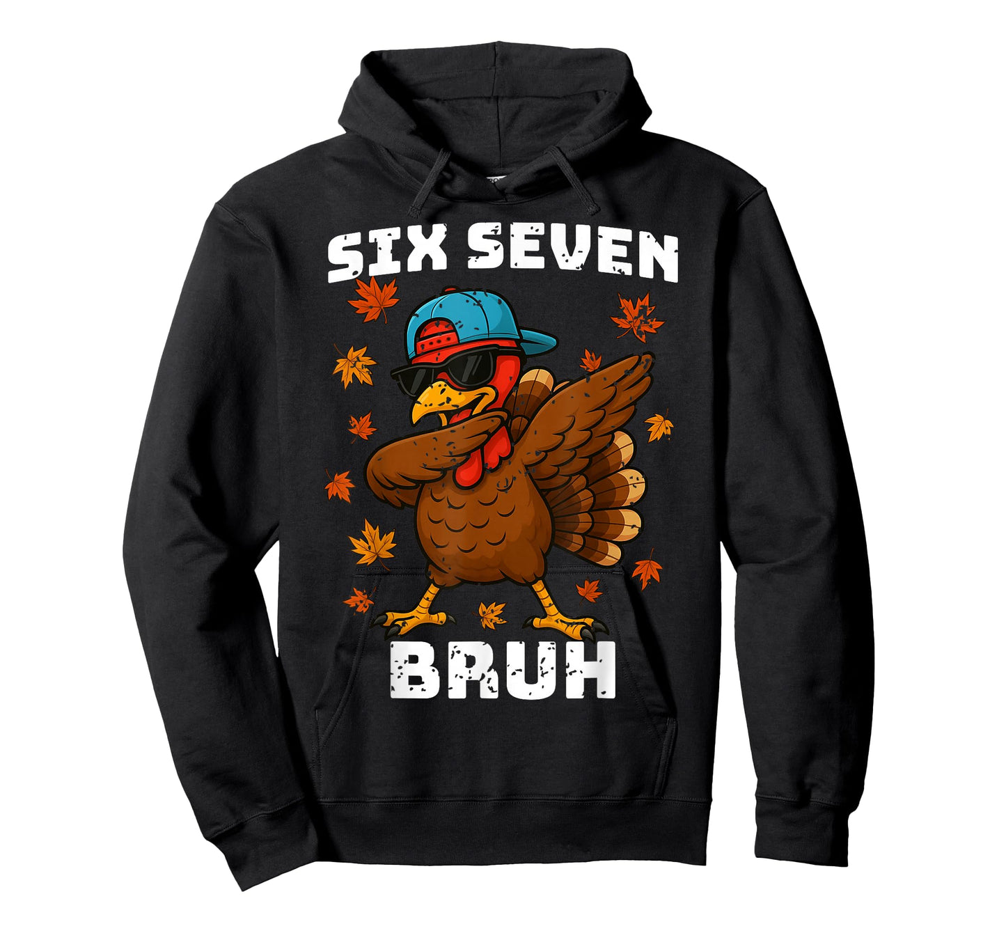 Six Seven 67 Thanksgiving Meme Funny Thankful Turkey Dabbing T-Shirt