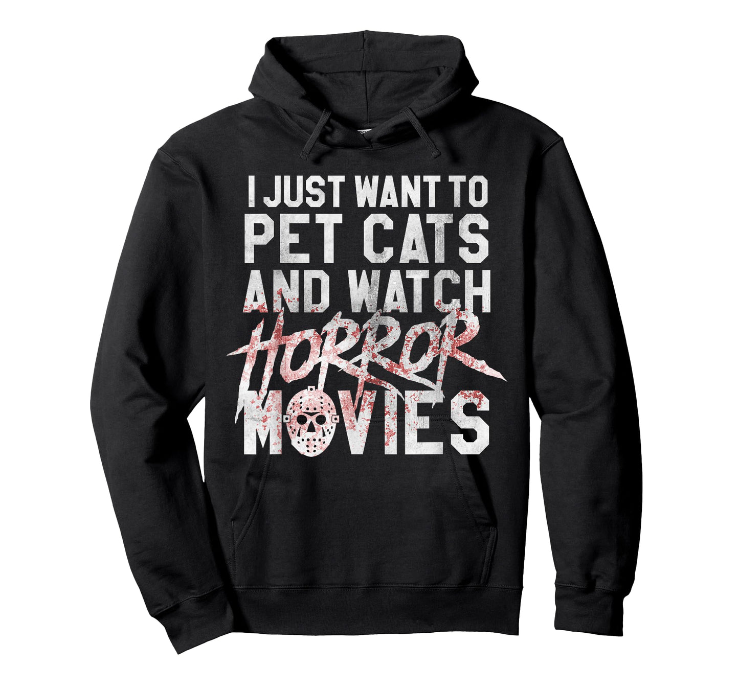 Funny Horror Movie Fan - Halloween Cat Lover Gift Men Women T-Shirt