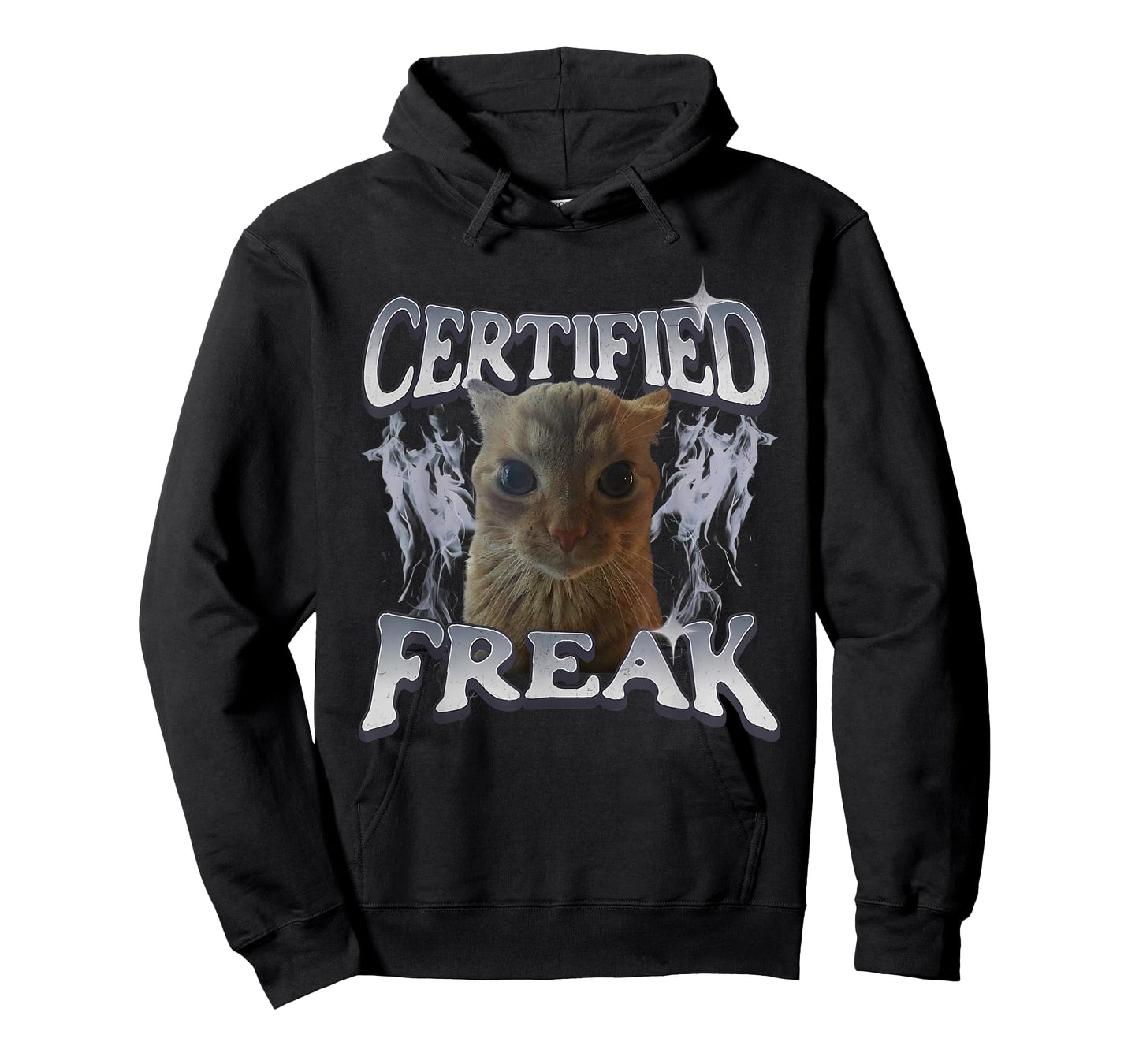 Men Women Certified Freak Funny Cat Meme Cat Lover Gift T-Shirt