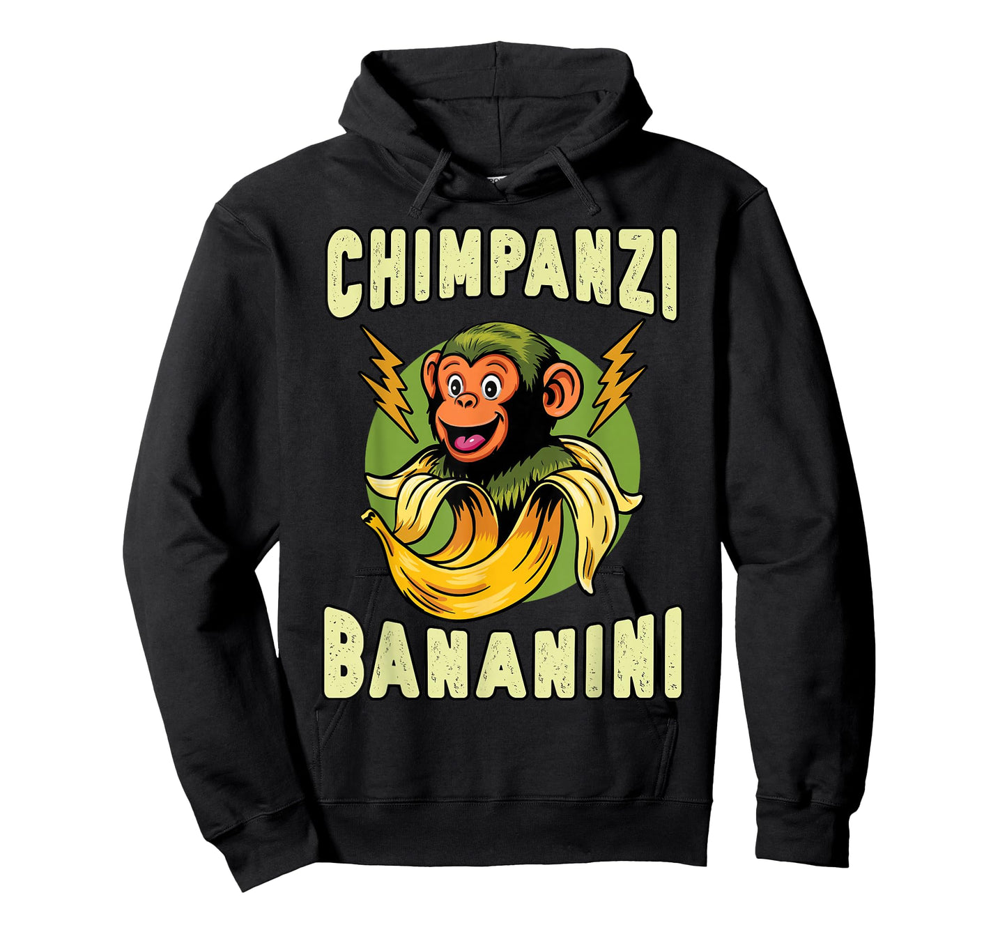 Funny Monkey Chimpanzini Bananini Italian Brainrot Meme T-Shirt