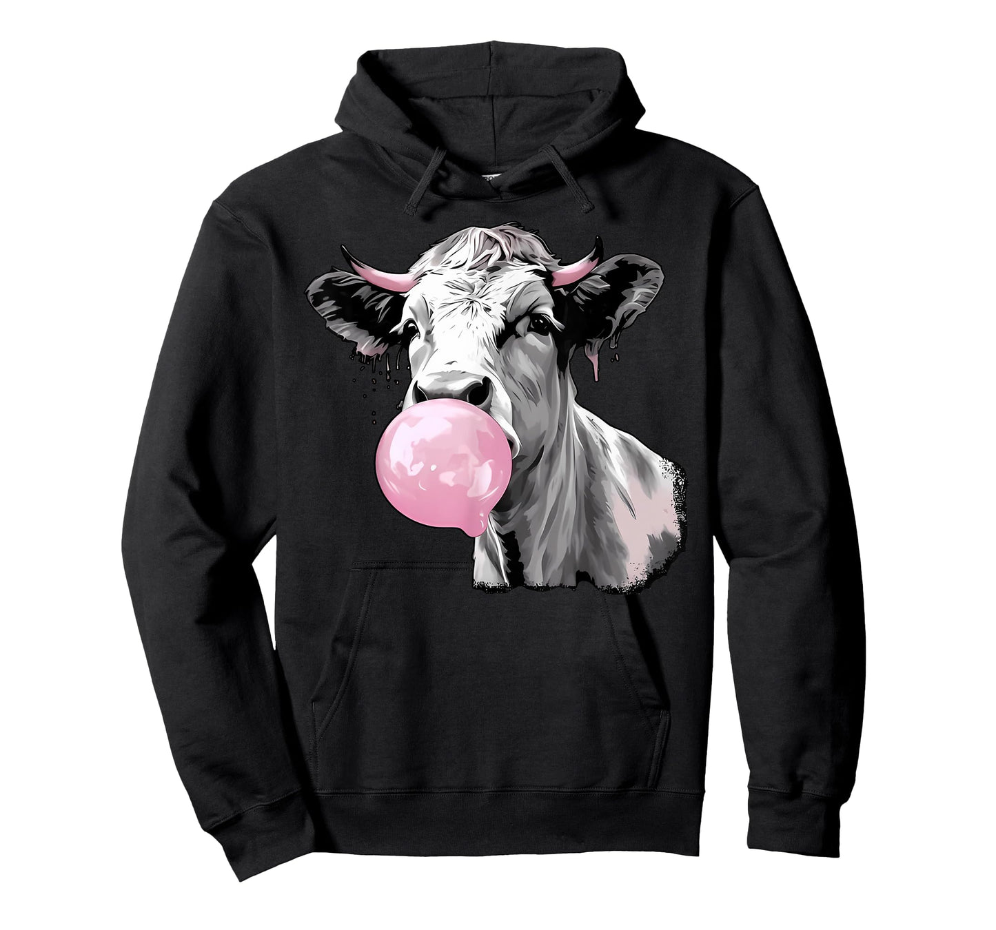 Cow Blowing Bubble Gum Cow Lovers Owners Farmers T-Shirt