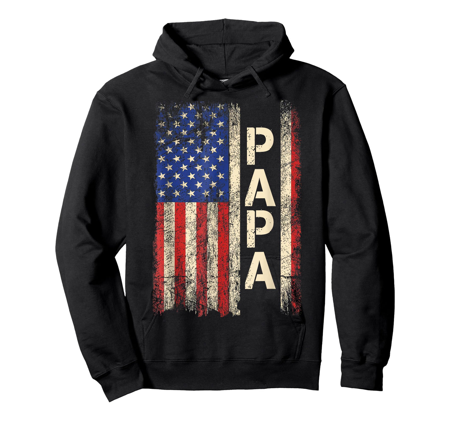 Papa American Flag Father's Day For Men T-Shirt