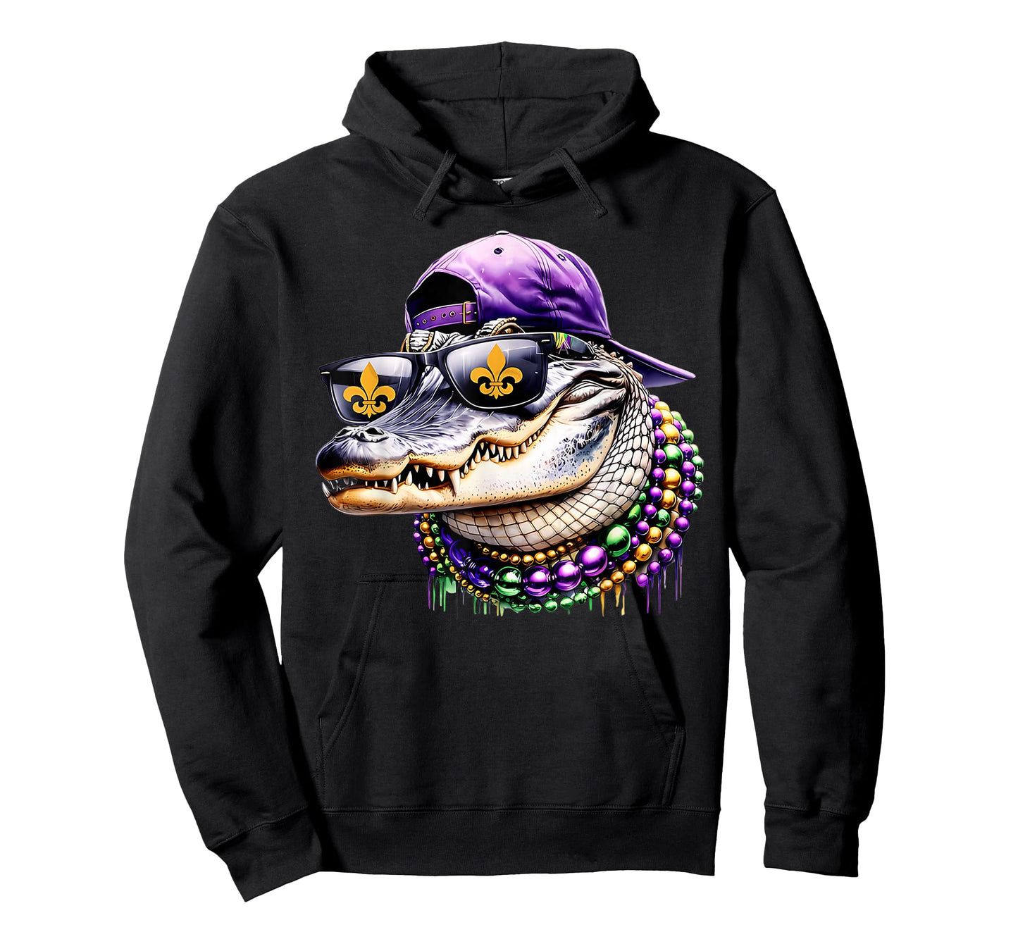 Mardigator Mardi Gras Alligator Costume Men Women Mardi Gras T-Shirt