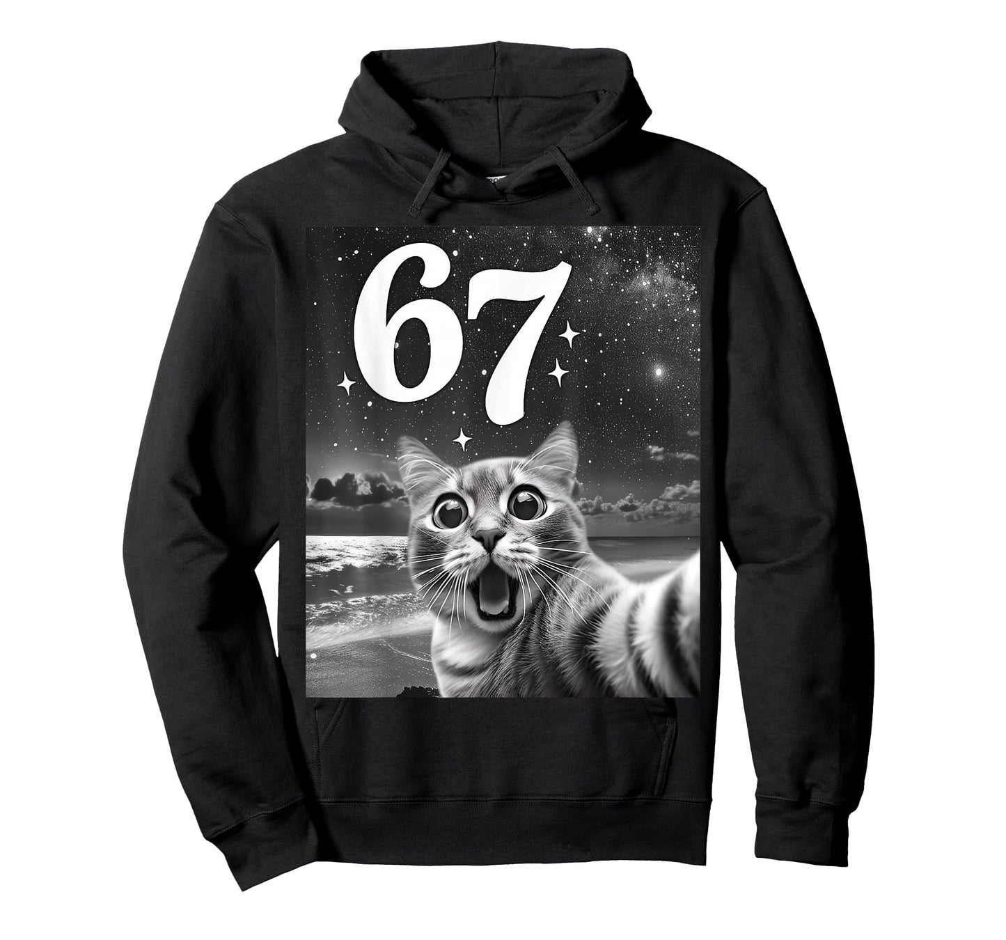 Cat Selfie with 67 Meme Funny Cats Graphic for Men Women Kid T-Shirt