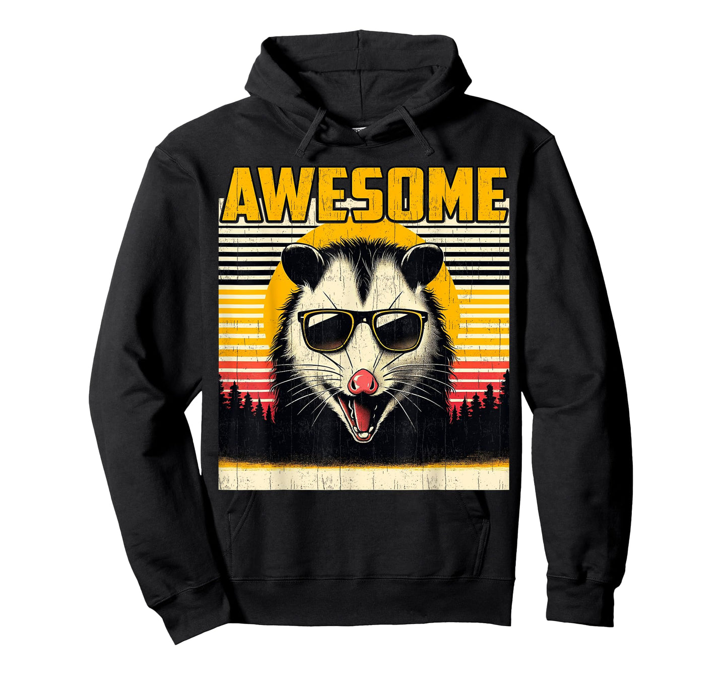 Opossum-Shirt Funny Awesome Possum Men Dad Father's Day T-Shirt