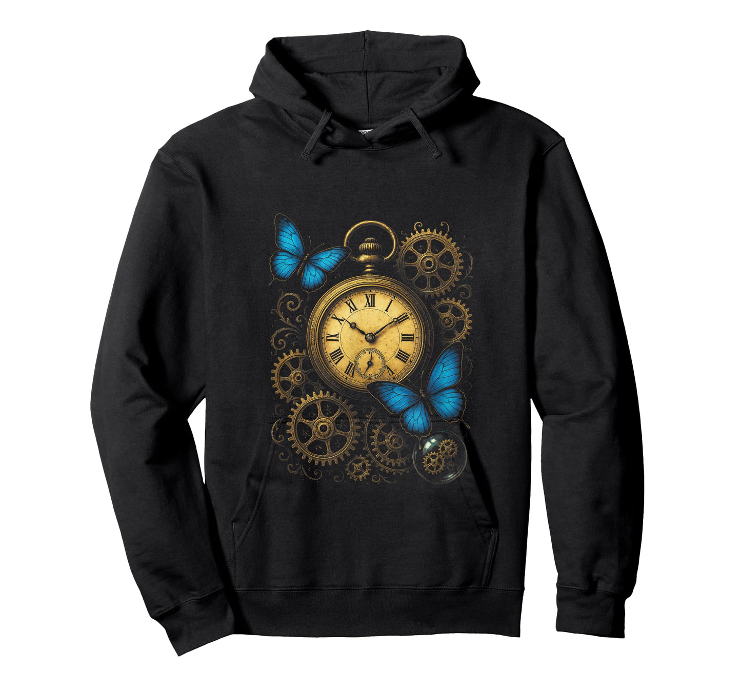 Clockwork Butterflies - Steampunk Vintage Art T-Shirt
