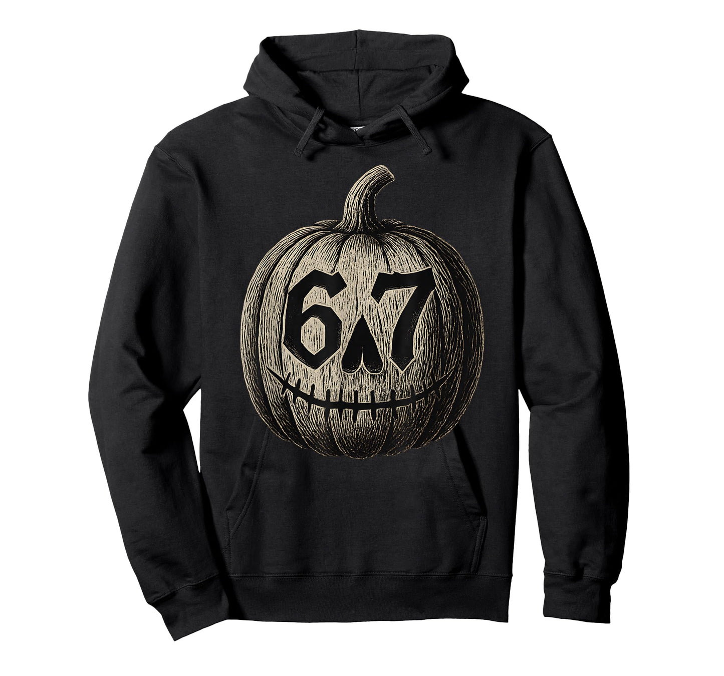 67 Halloween Pumpkin 6 7 Meme Brain Rot Six Seven Teen Boys T-Shirt