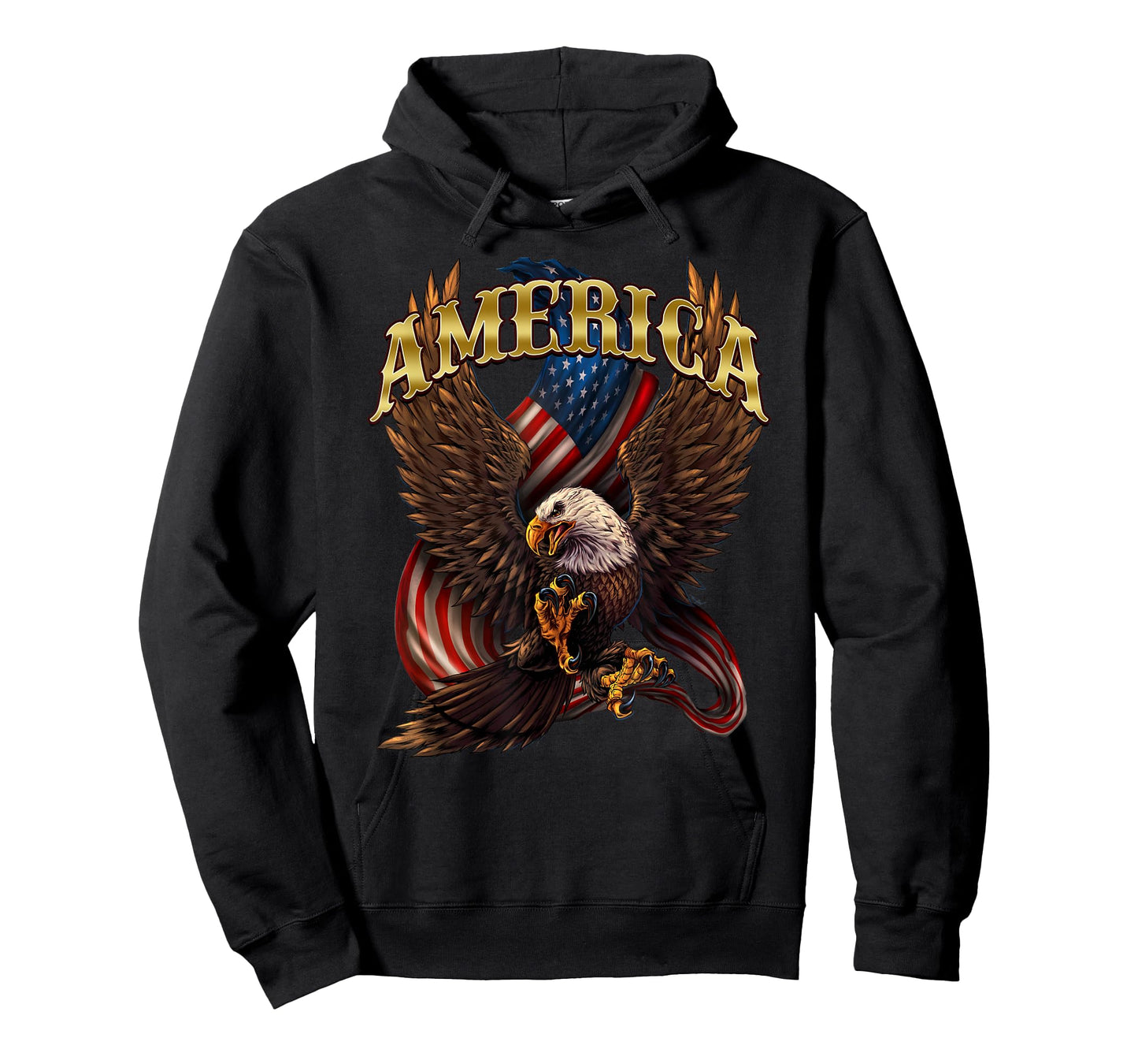Patriotic America Design With Eagle And American Flag T-Shirt