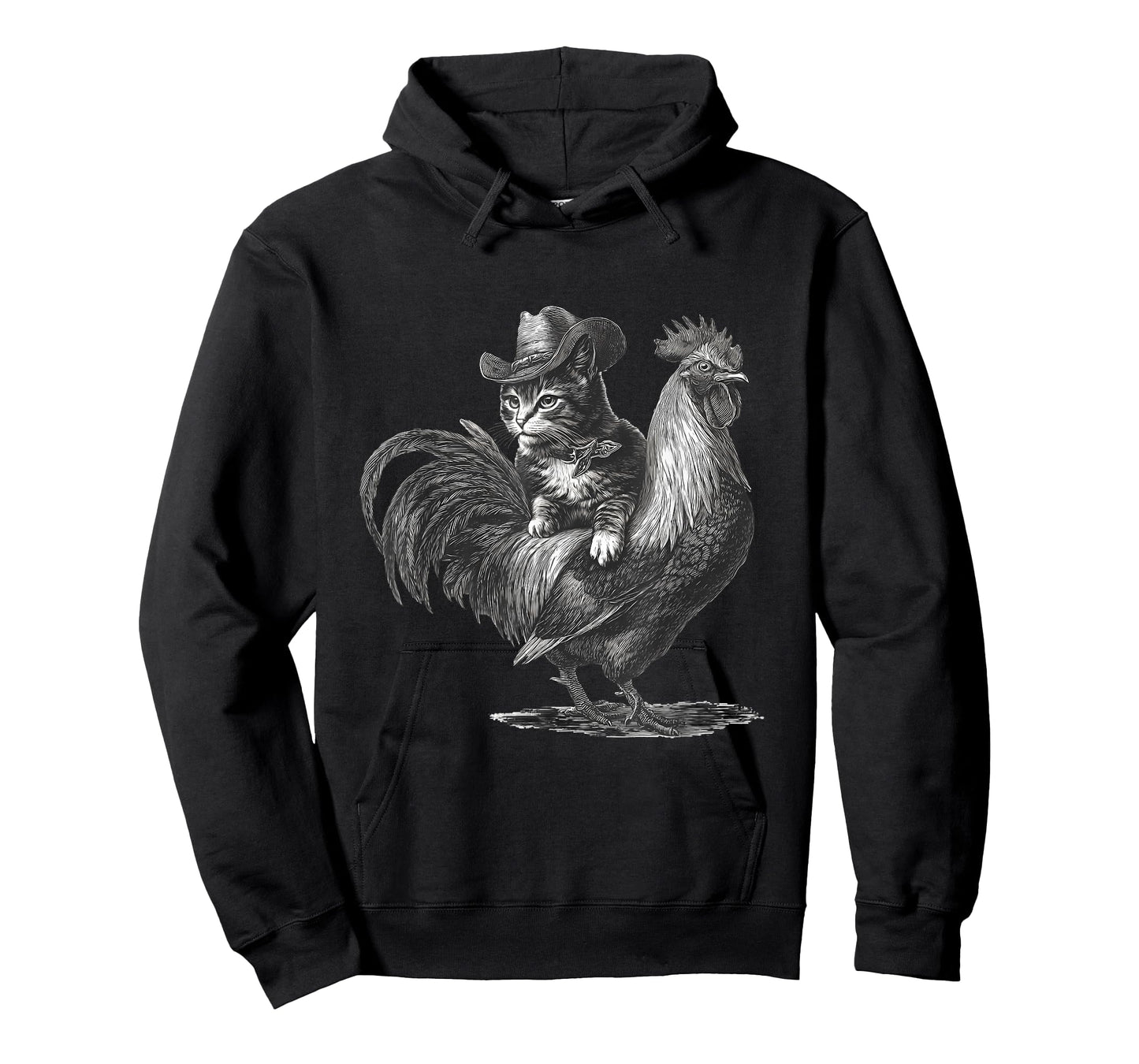 Country Western Vintage Cowgirl Funny Cowboy Cat T-Shirt