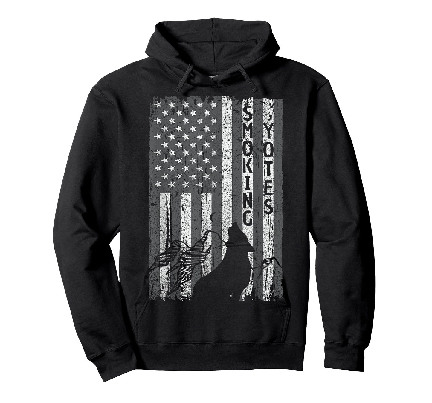 Vintage US Flag Coyote Hunting Hunter Tee Hunters Gift T-Shirt