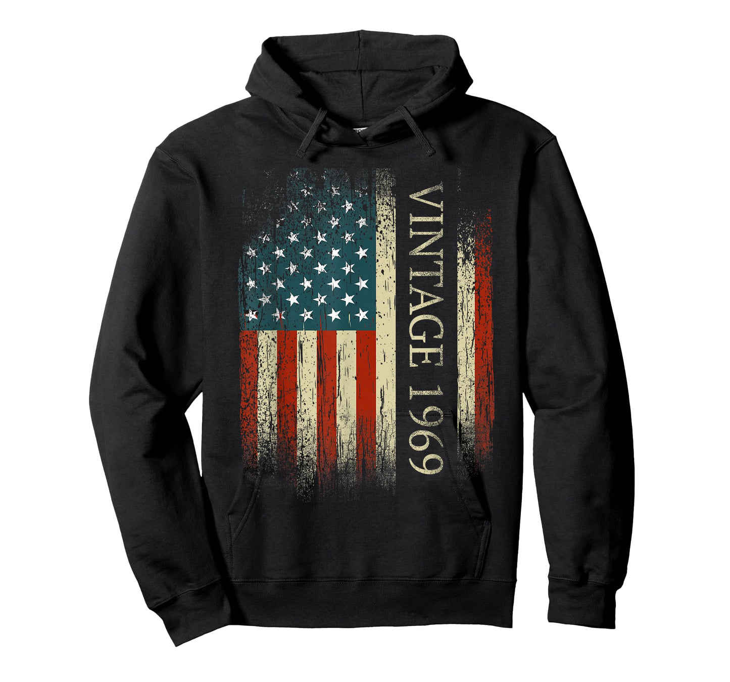 56th Birthday Vintage 1969 Usa Flag 56 Year Old Gifts Bday T-Shirt
