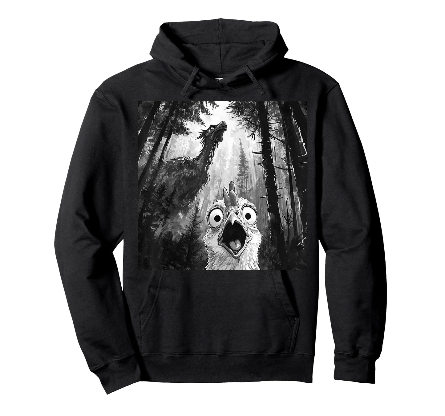 Chicken Selfie With Dragon Funny T-Shirt