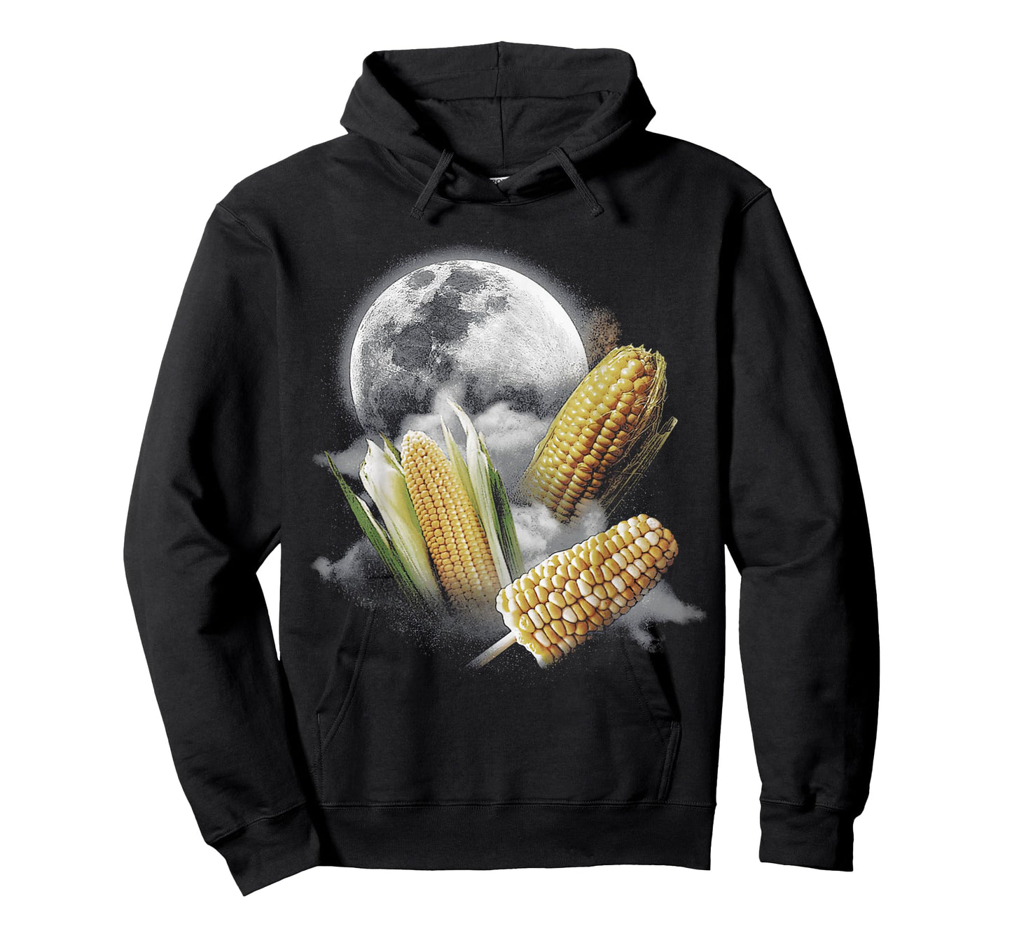 Corn At Moon 3 Wolfs Funny Wolves Parody T-Shirt