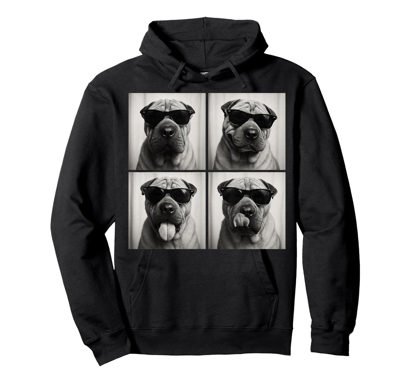Funny Shar Pei Dog Lover Cute Sharpei Photo Booth T-Shirt