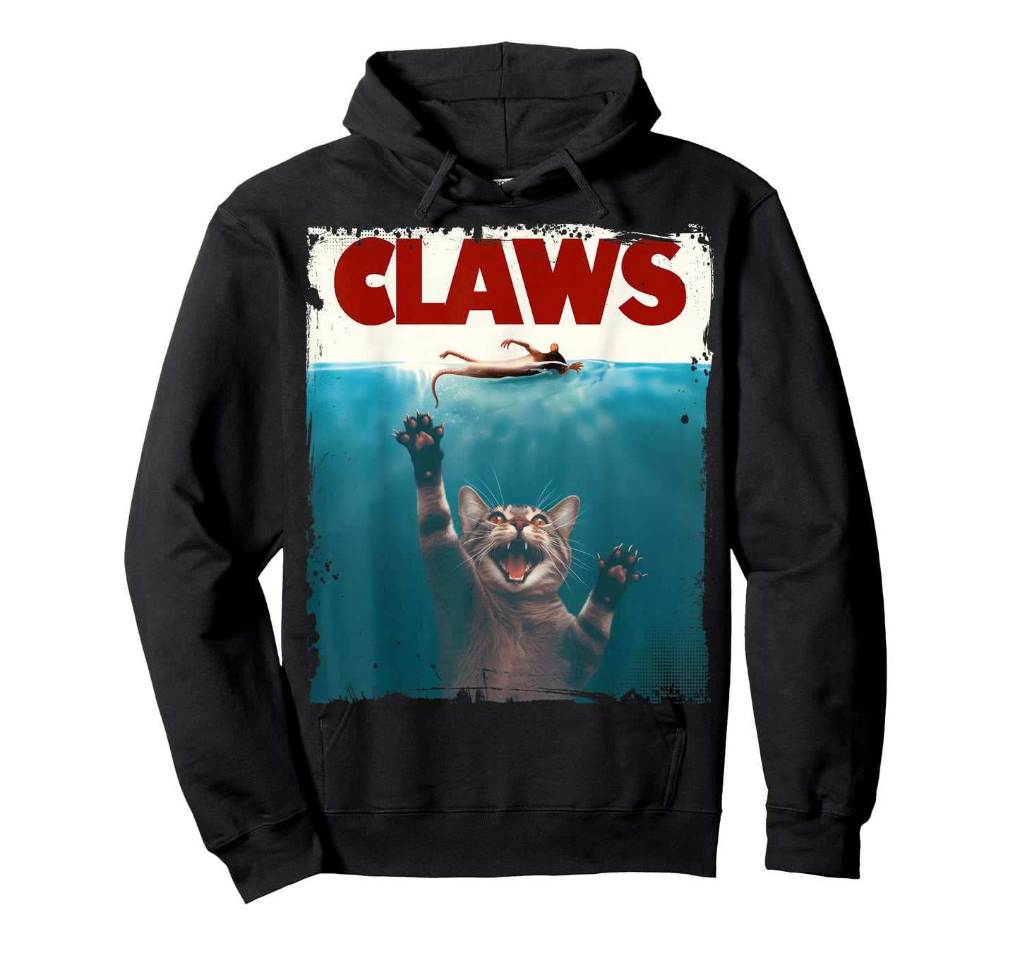Claws Funny Cat I Love Cat Paws Cat Parody Animal Lover T-Shirt