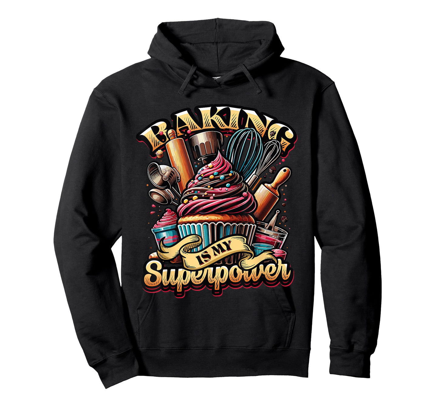 Baking Is My Superpower Baker Shop Pastry Baking T-Shirt