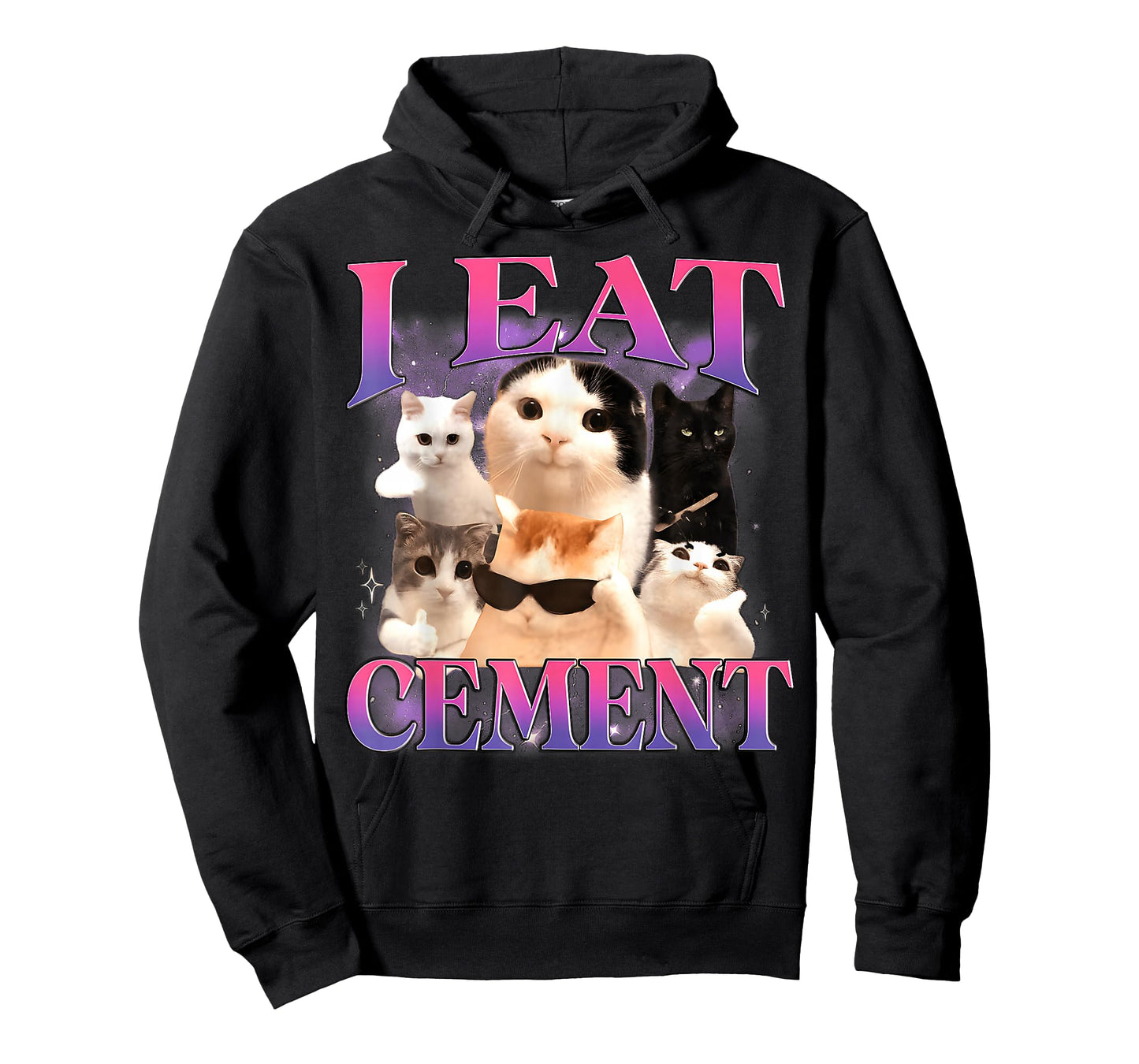 I Eat Cement Funny Cat Meme Internet Memes Bootleg T-Shirt