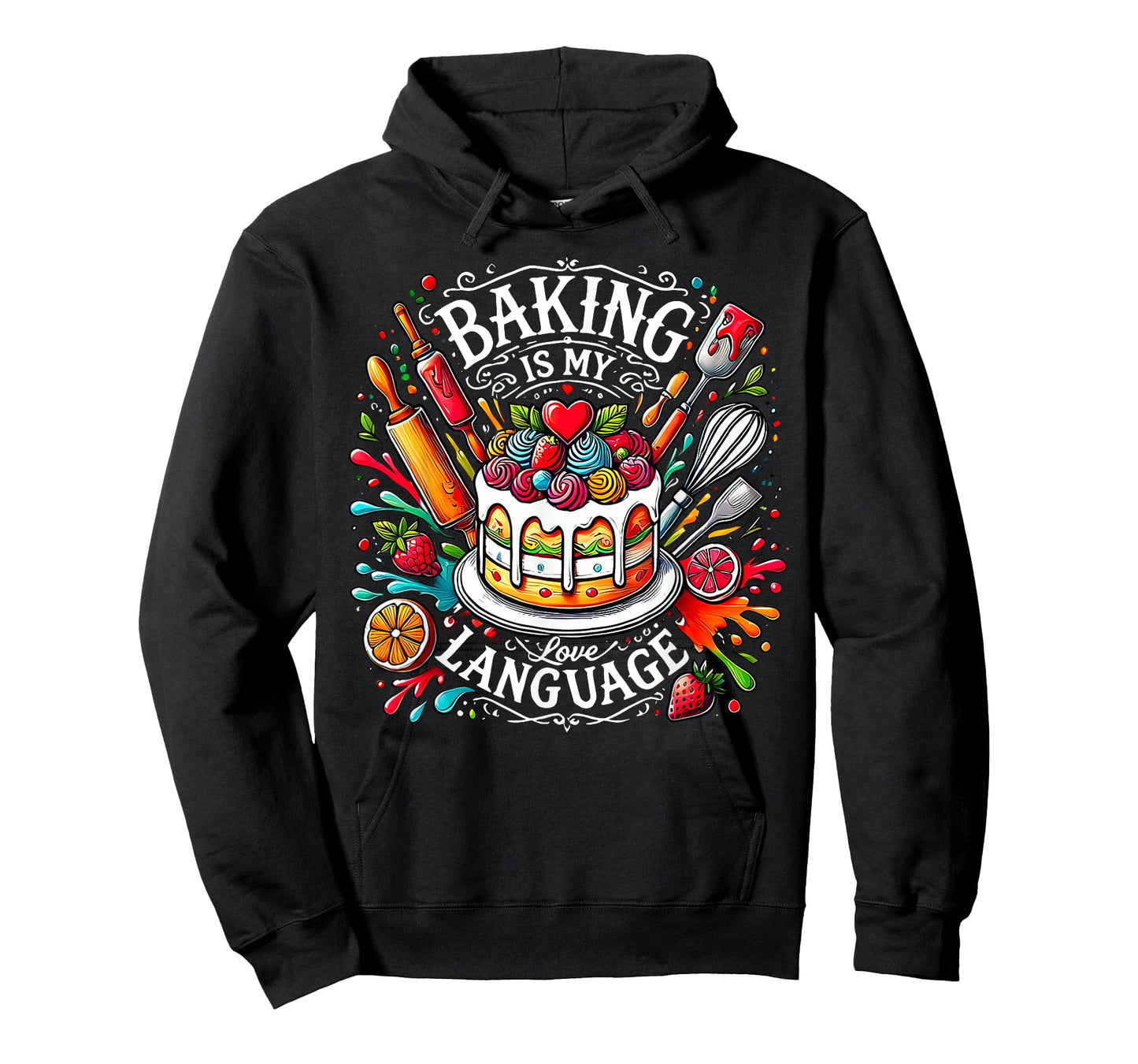 Baking Is My Love Language Funny Baking Baker Chef T-Shirt