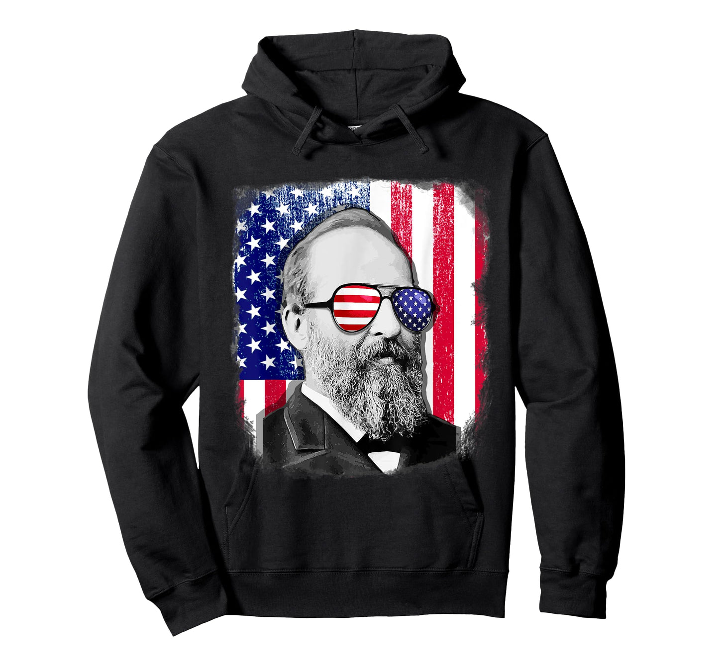 James Garfield US flag shirt 4th of July T-Shirt for Women Kids Men