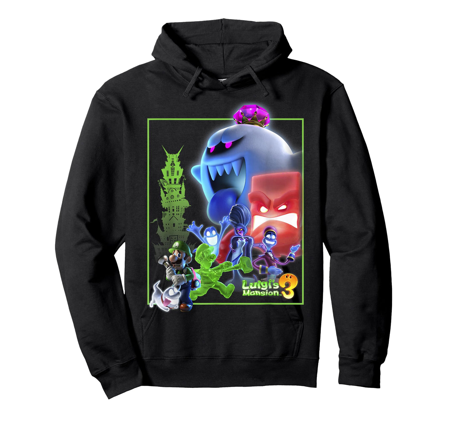Luigi's Mansion 3 Collage Poster T-Shirt