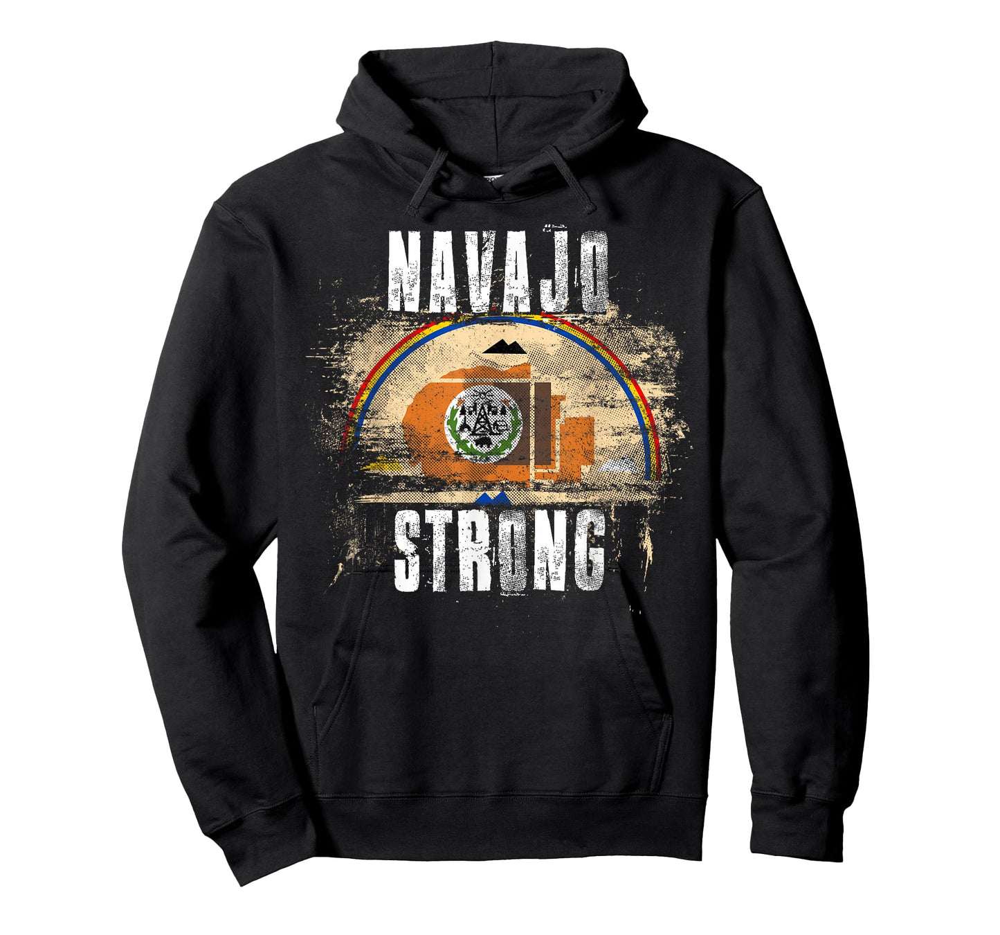 Navajo Strong Vintage Style Flag - Navajo Pride T-Shirt