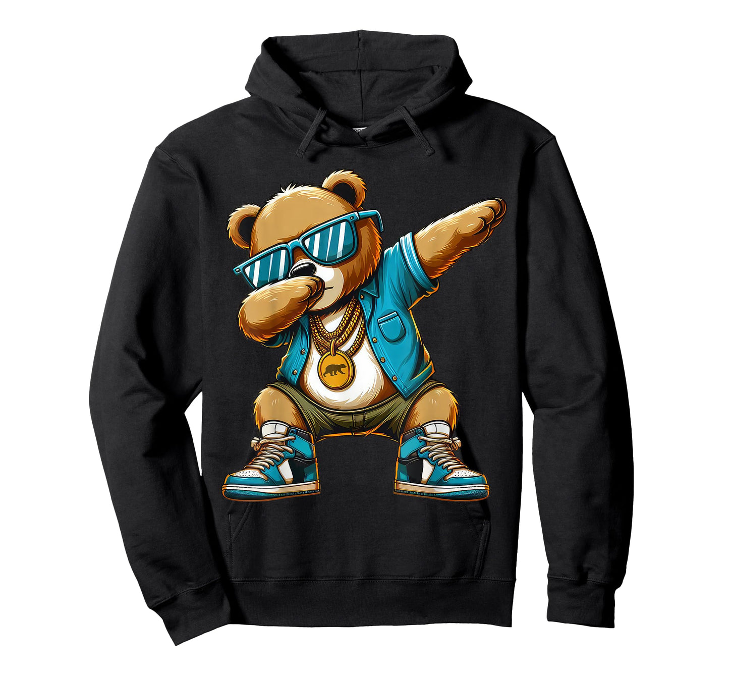Dabbing Bear Funny Bear Dab Dance Boys Girls Kids T-Shirt