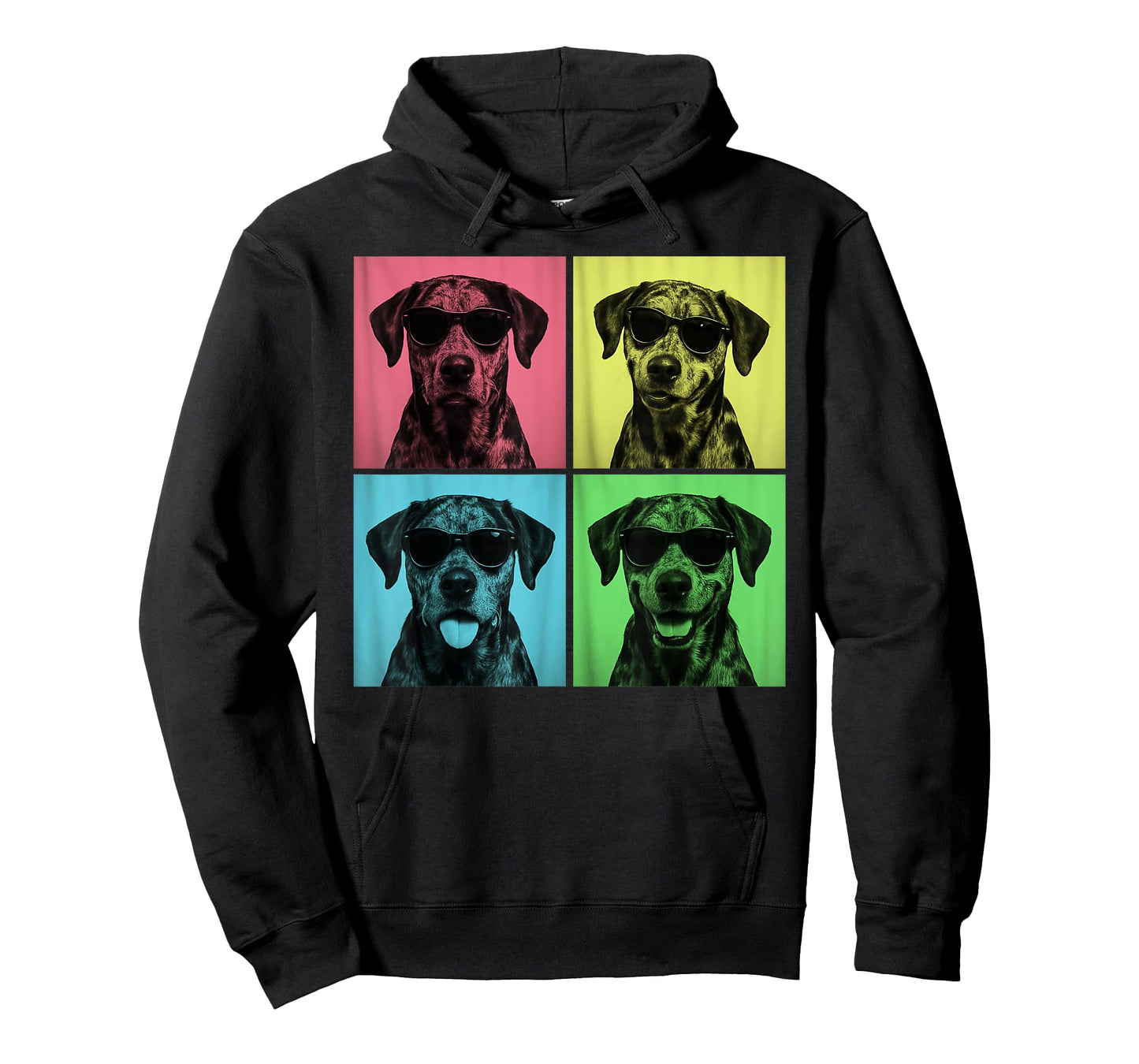 Catahoula Leopard Dog Pop Art Funny Dog Lover Photo Booth T-Shirt for Men Women Kids