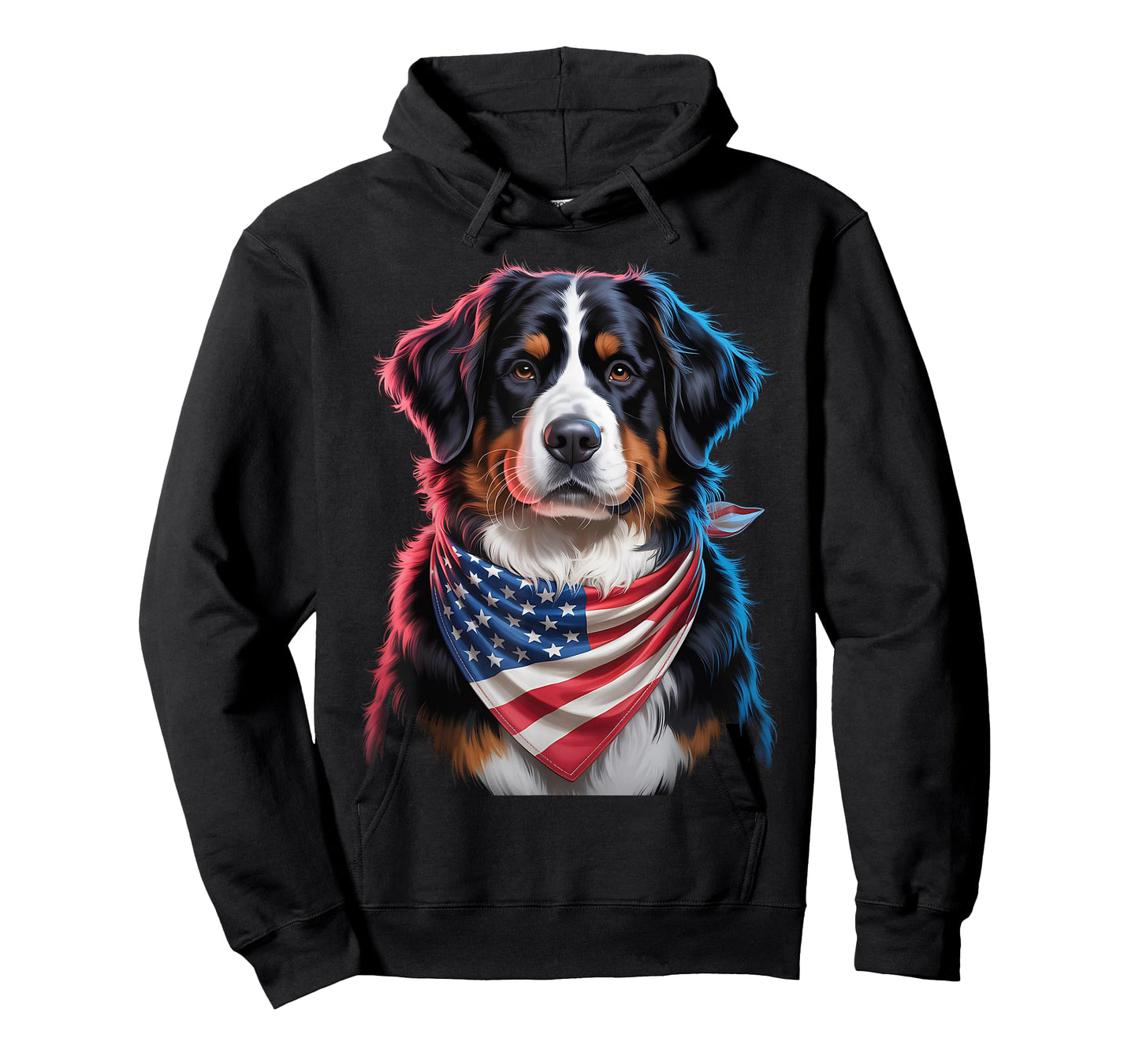 Bernese Mountain dogs usa american flag 4th of July Dog T-Shirt for Men Women Kids