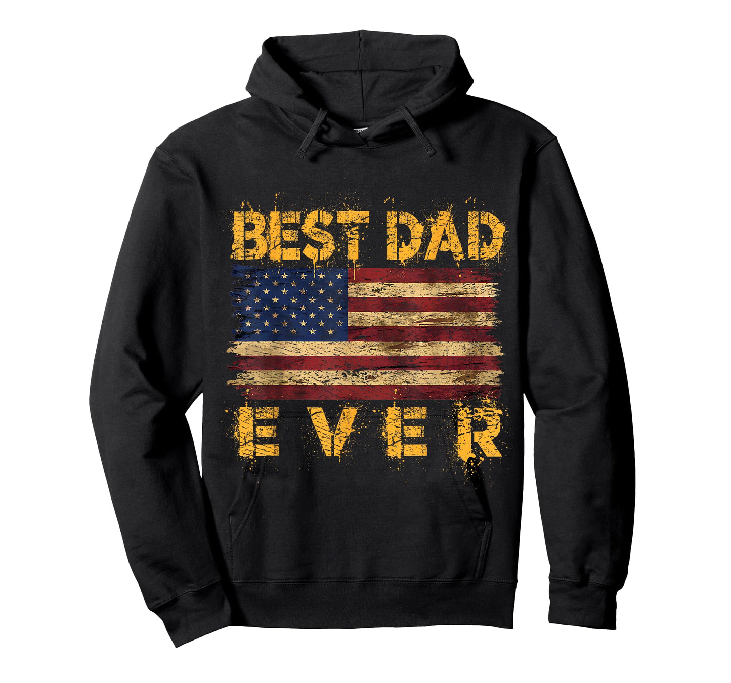 Father's Day USA American Flag Best Dad Ever Women Men T-Shirt