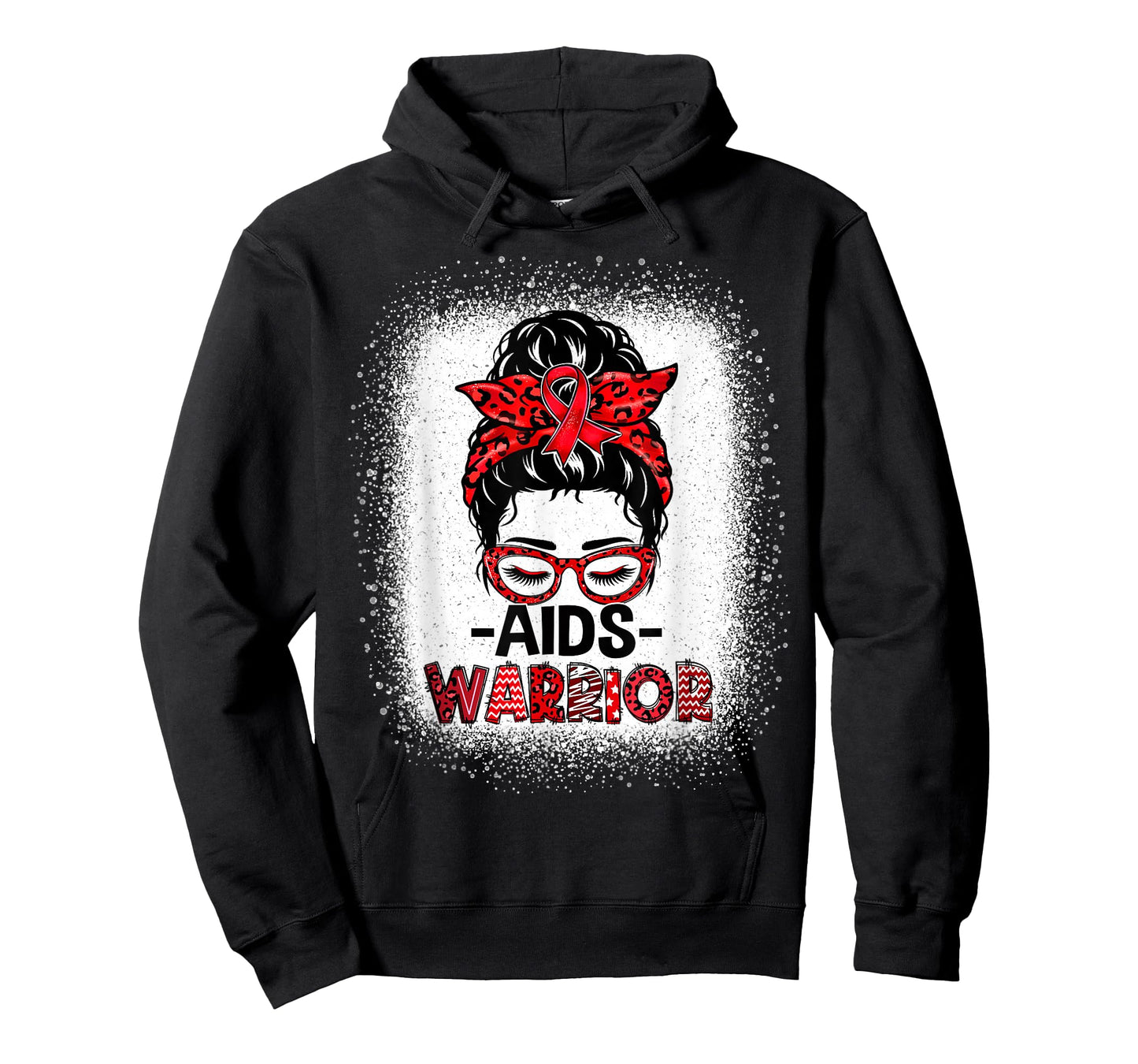 Aids Warrior Red Ribbon World Aids Day Hiv Aids Awareness T-Shirt