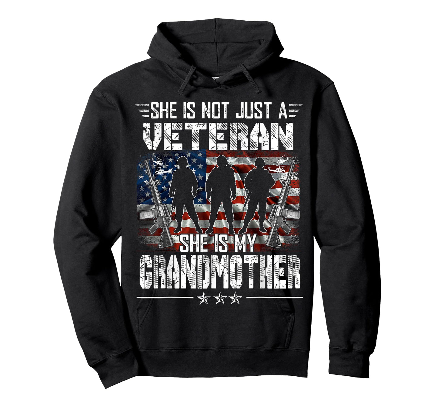 She Is Not Just A Veteran My Grandmother Veterans Day T-Shirt