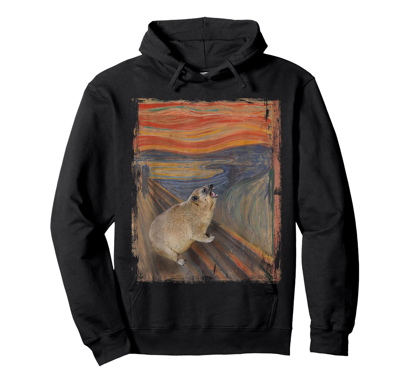 Hyrax Scream Meme Vintage Awawa Hyrax Lover T-Shirt