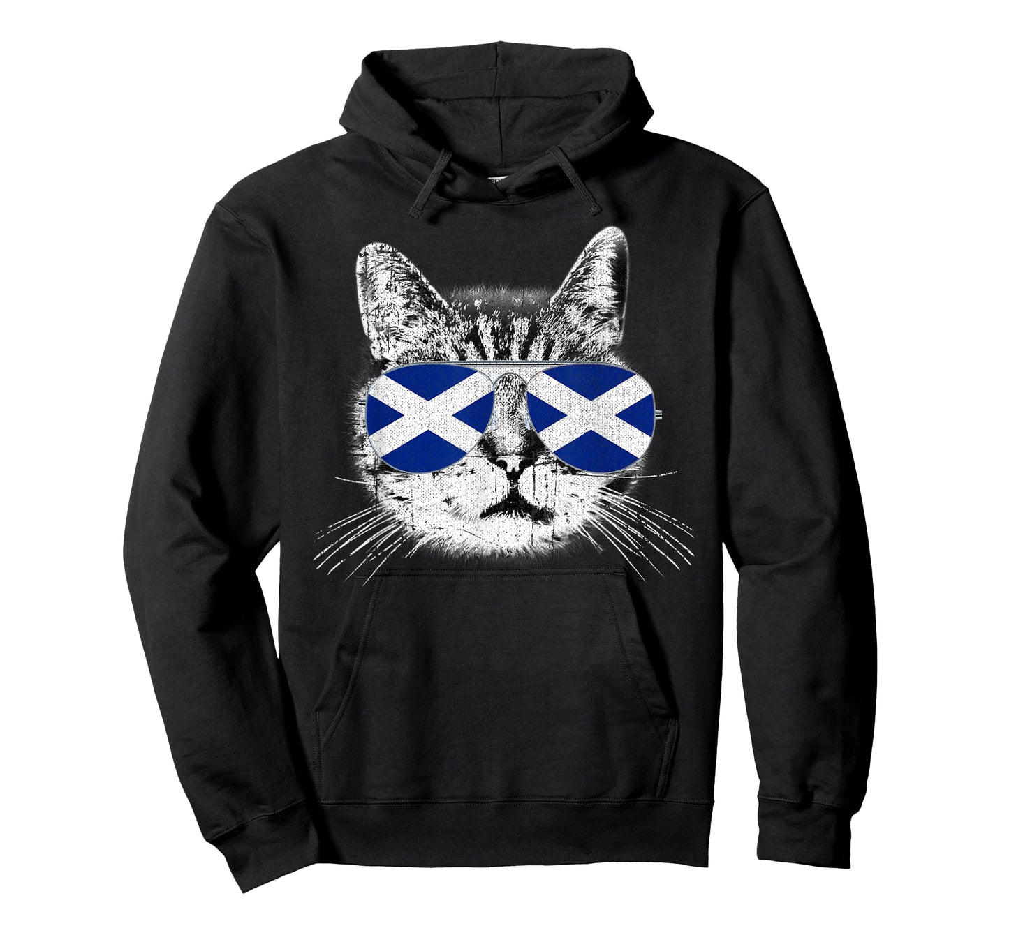 Scotland Scottish Flag Scot Cat Pride UK Men Women Gift T-Shirt
