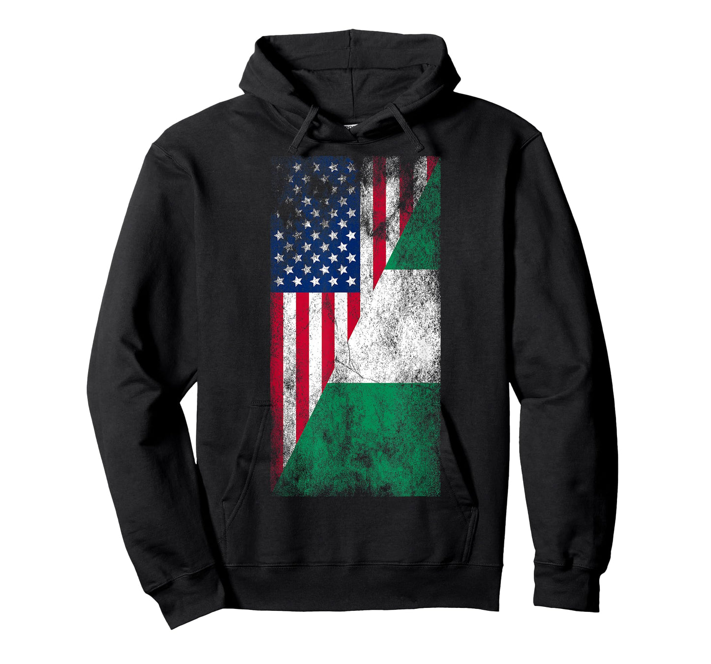 USA & Nigeria Flags - United States of America, Nigerian T-Shirt