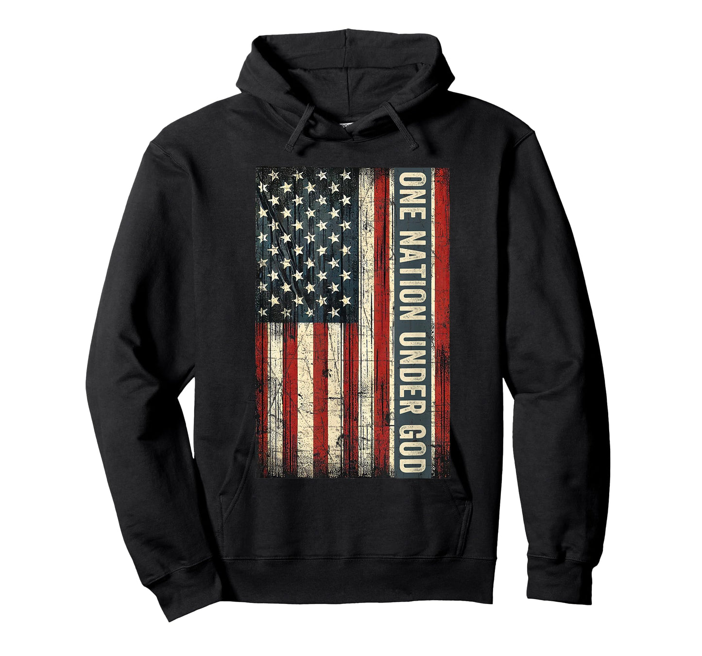 One Nation Under God 4th Of July American Flag Christian T-Shirt