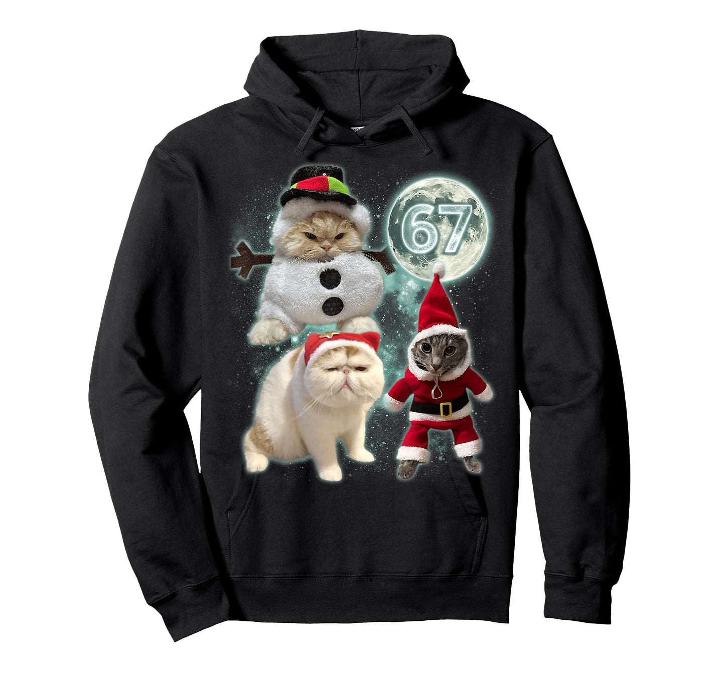 67 Days Cat Moon 67 Cat Six Seven 6 7 Meme T-Shirt